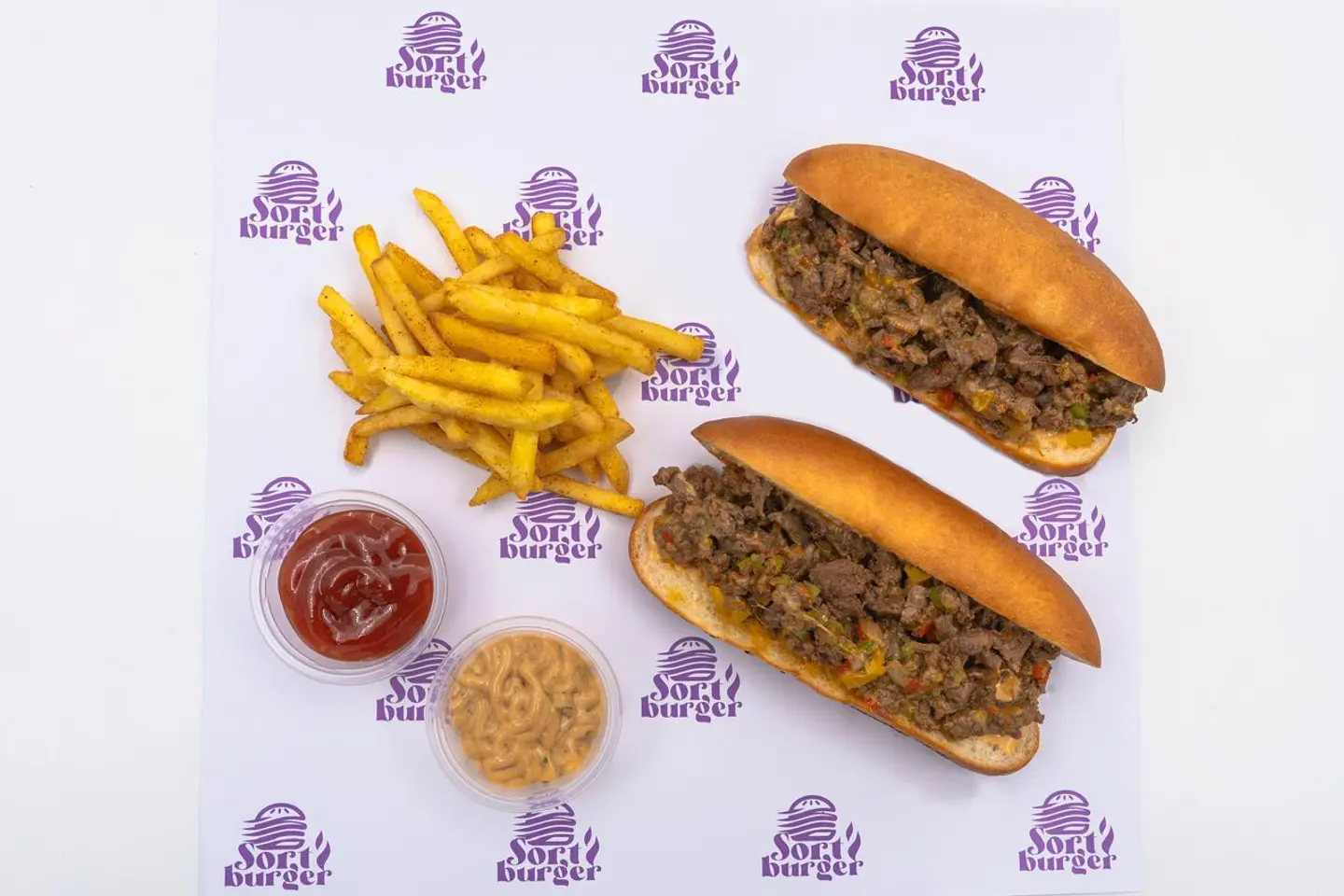 وجبة سورت صامولي ستيك لحم