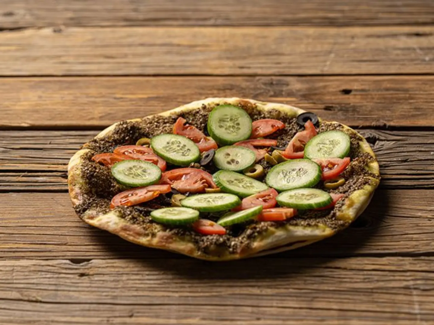 فطيرة زعتر بالخضار