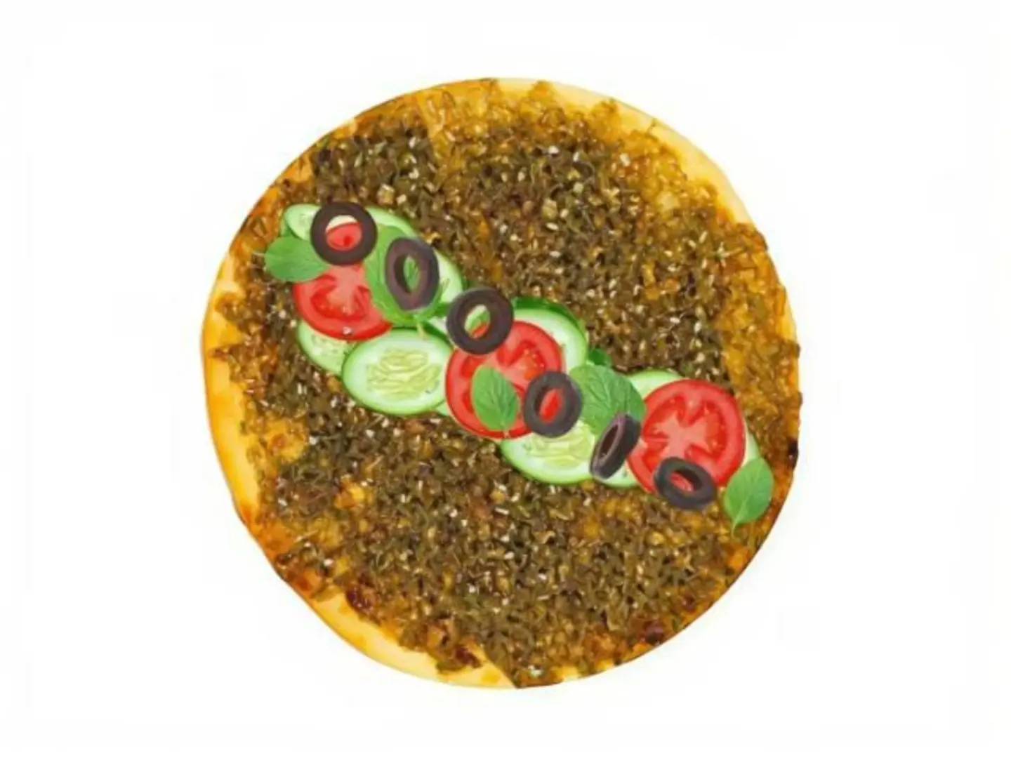 زعتر بالخضار