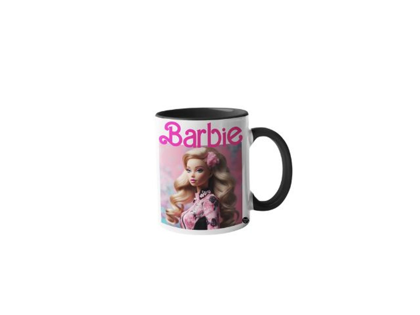 Barbie Picture Mug Black
