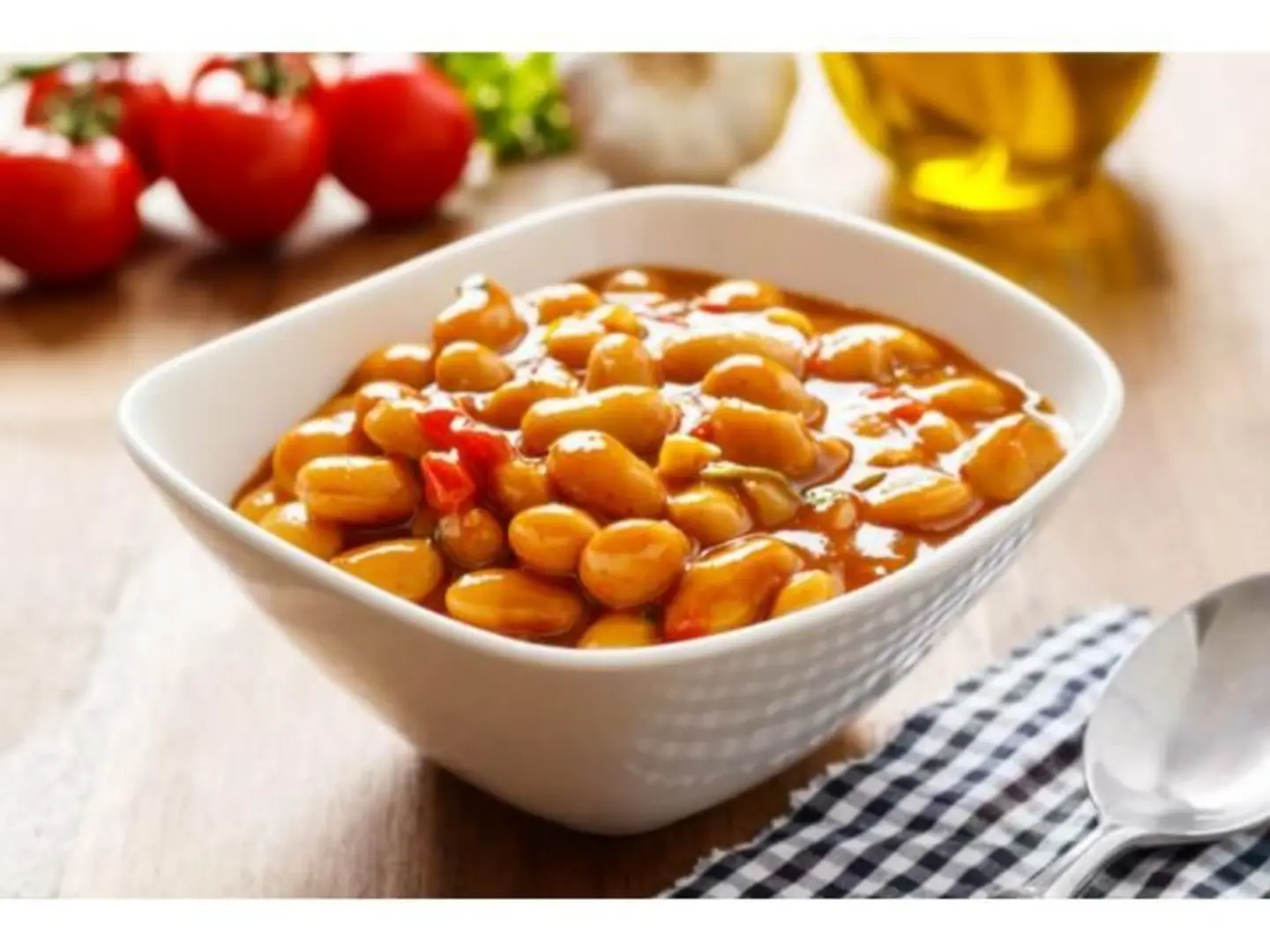 فاصوليا مع بيض ناشف