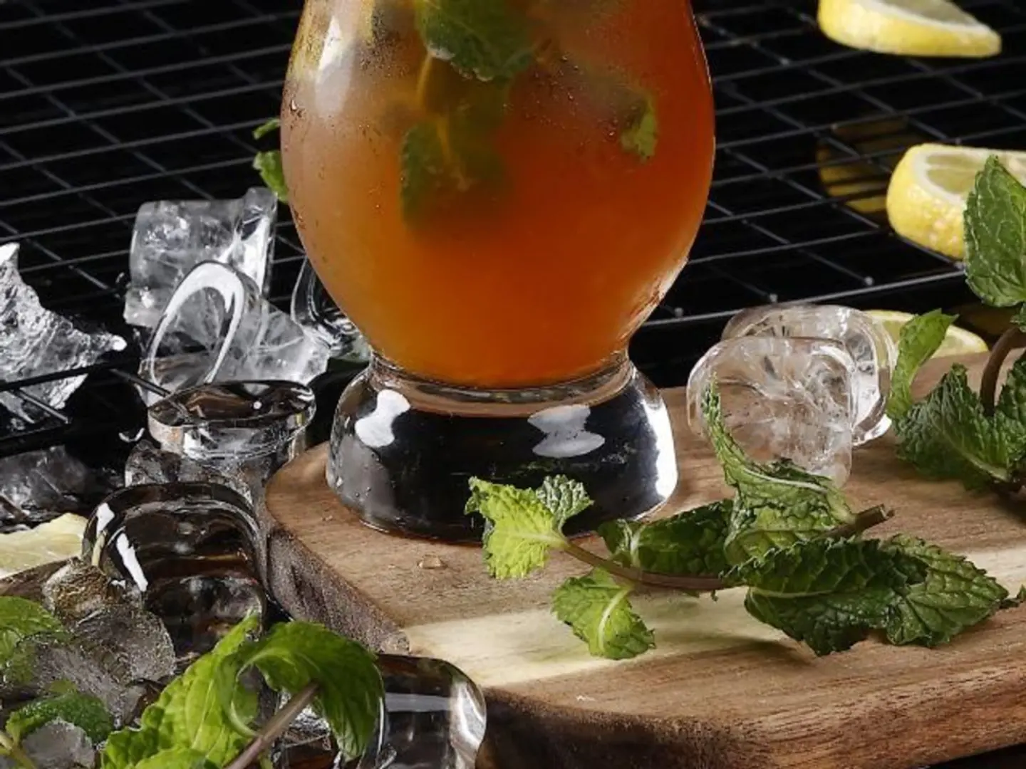 شاي مثلج بالخوخ