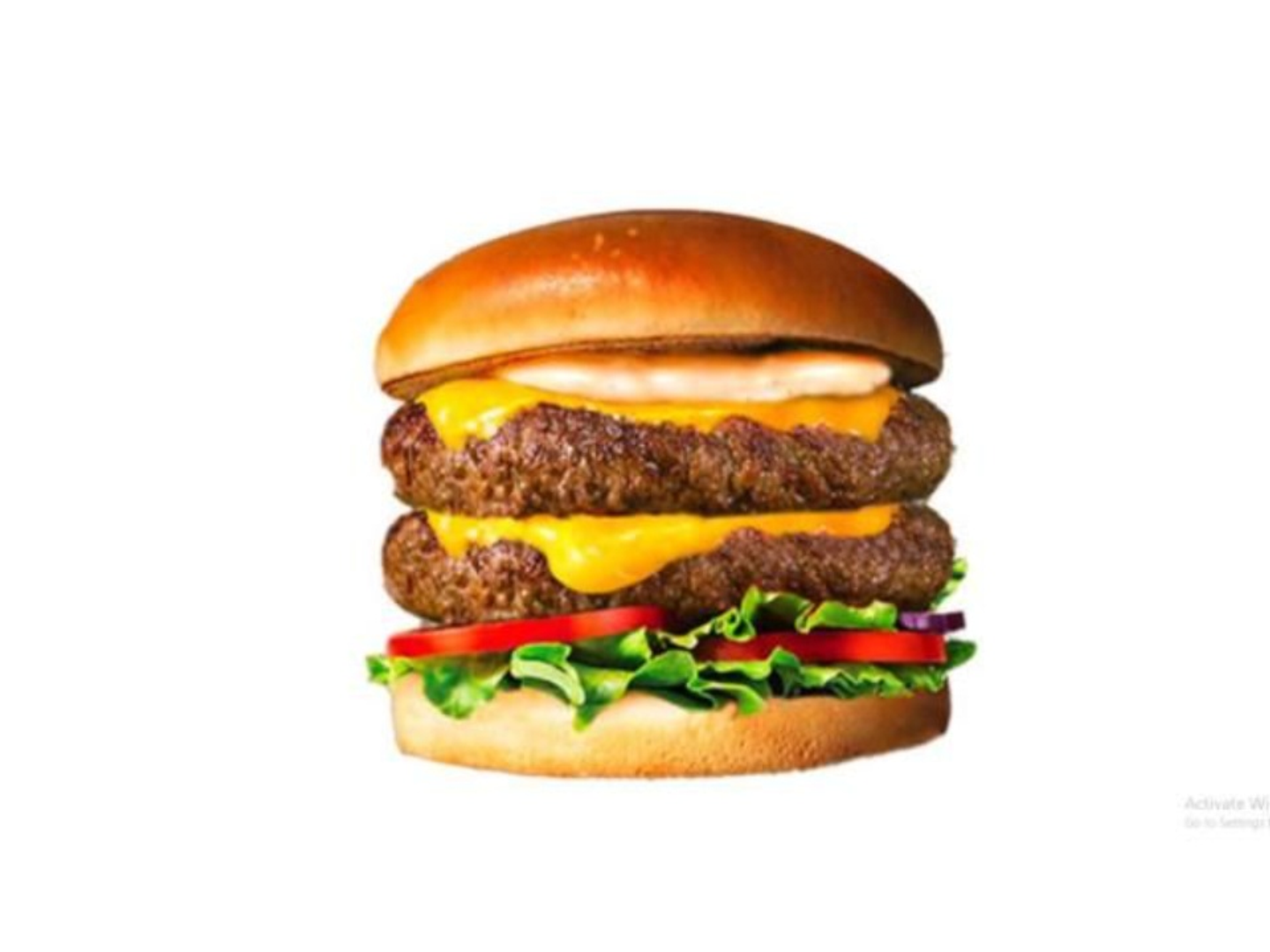 Double Lamb Burger Meal