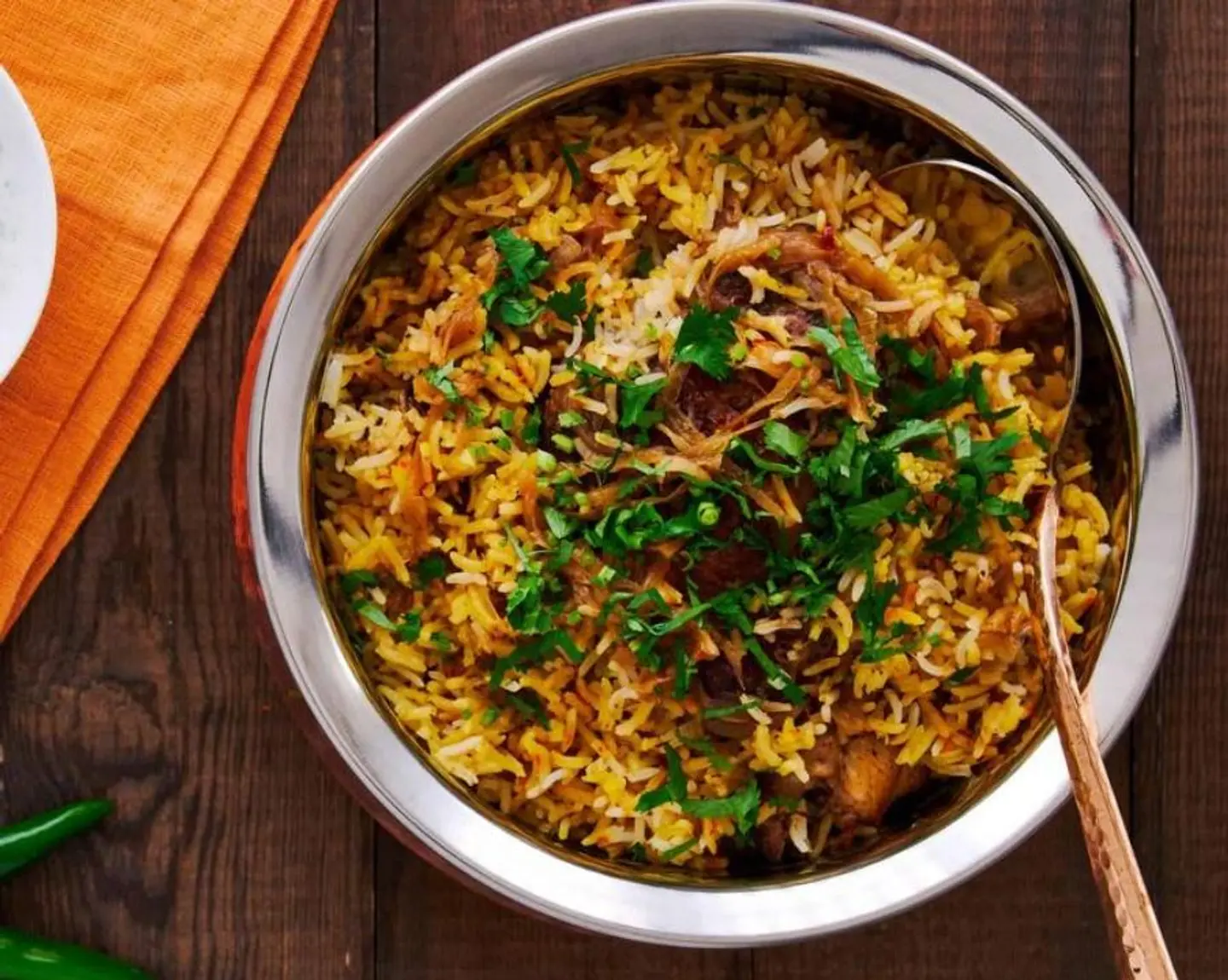 أرز برياني حار