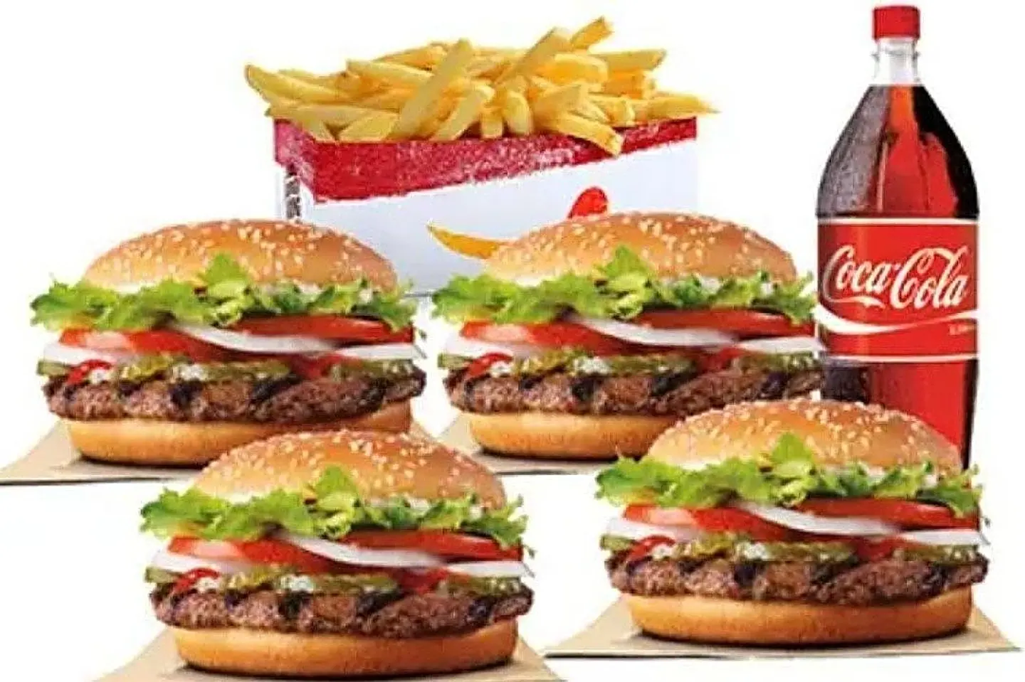 وجبة برجر مشوي عائلة مني