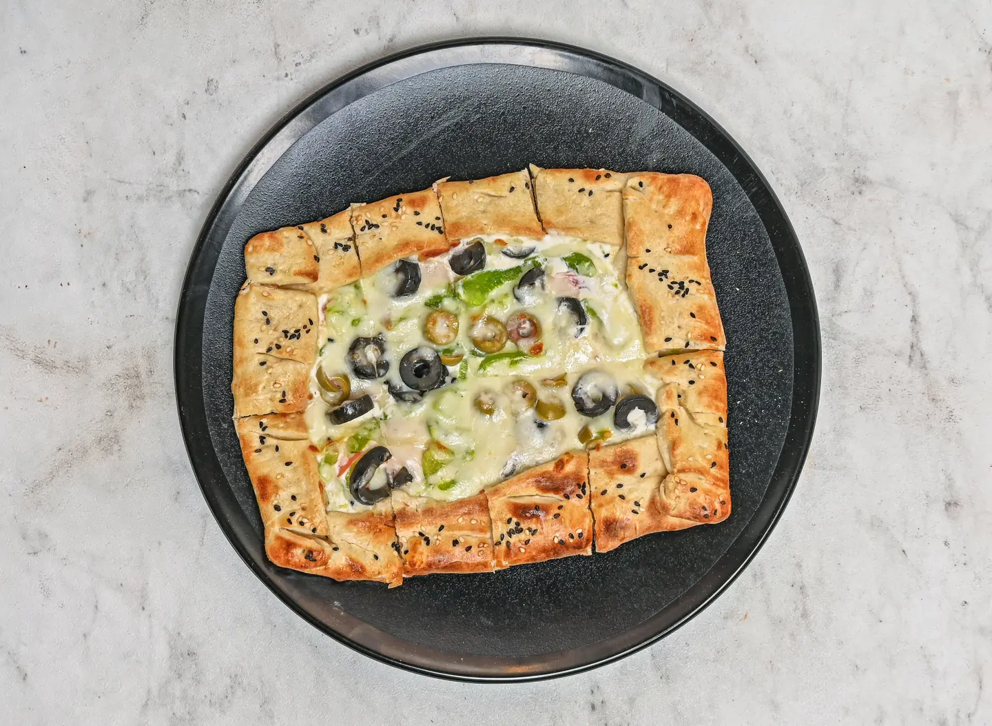 فطيرة لبنة بالخضار