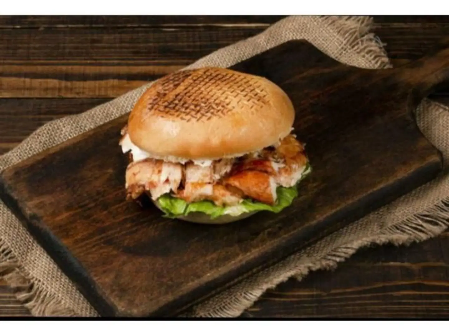 Shawarma Burger With Cheese