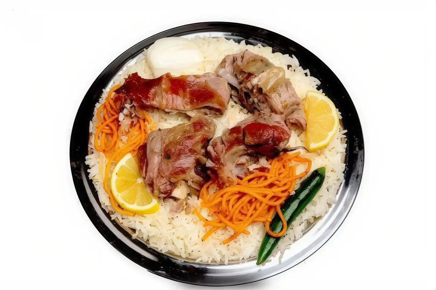 برم لحم بالرز