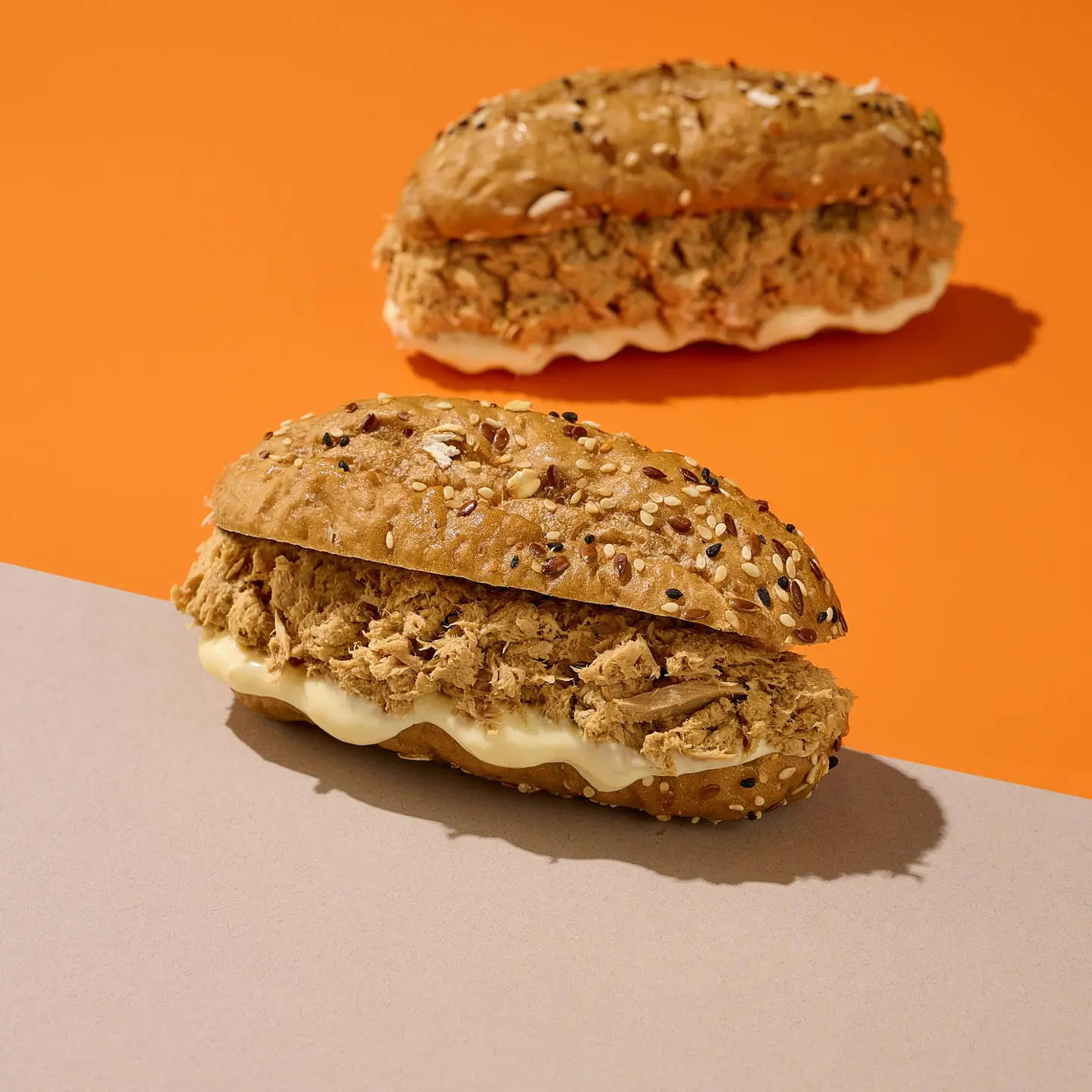 Mini Mustard Tuna Sandwich