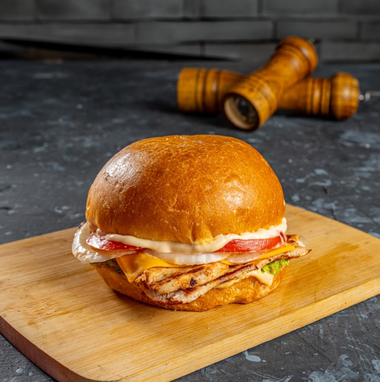 Chicken Strips Burger