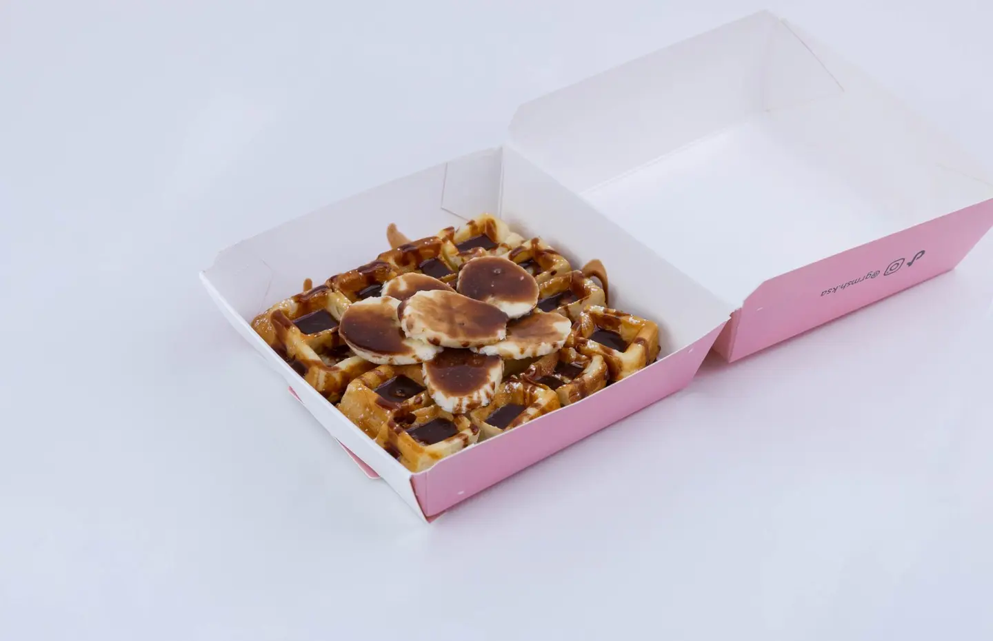 Nutella And Banana Waffles