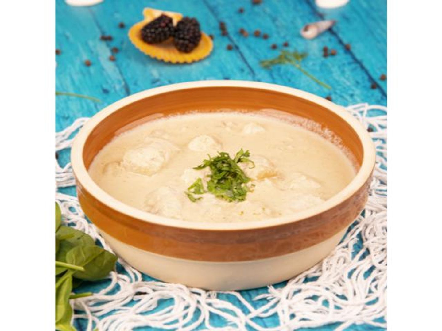 طاجن جمبري طحينة