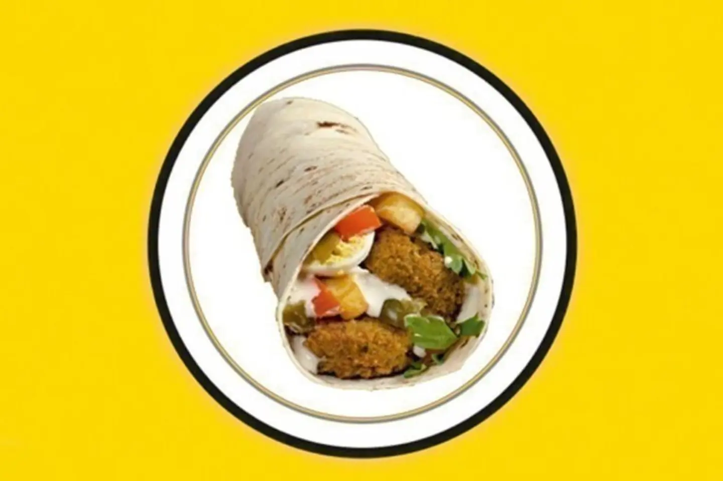 فلافل بخبز الصاج