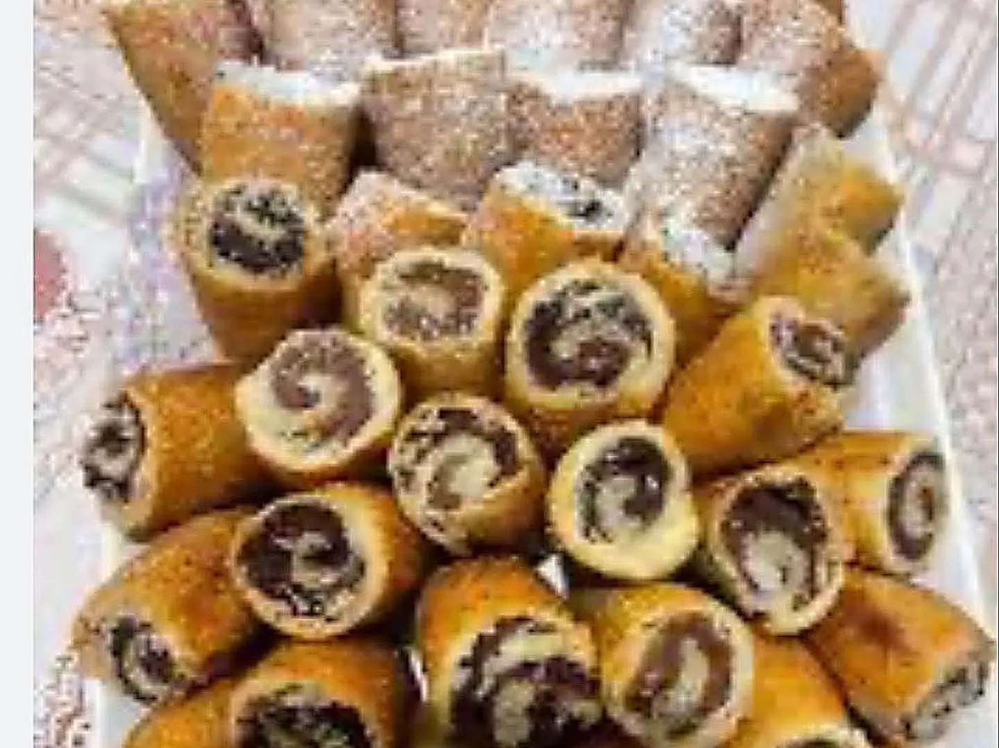 معمول حلزوني بالتمر