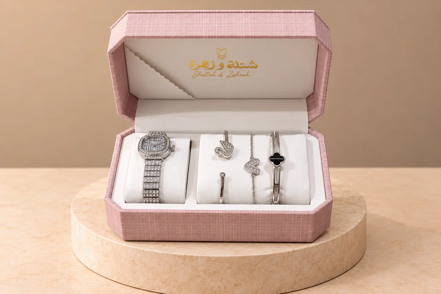 طقم ساعة نسائية 7