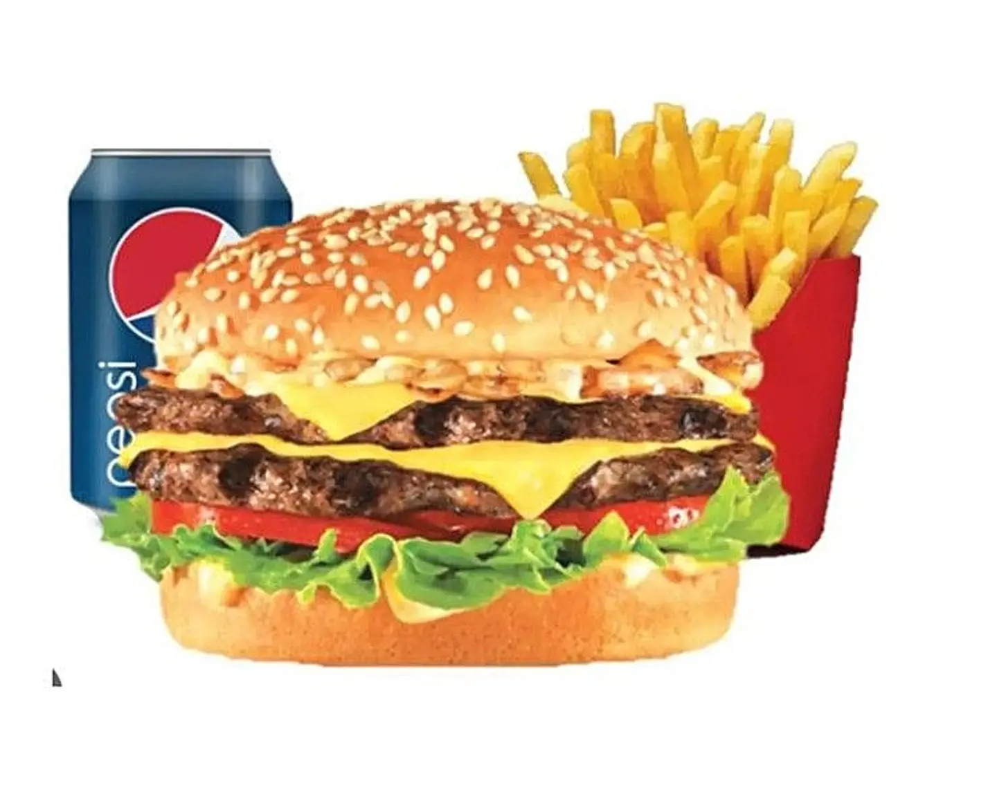 برجر لحم مشوي دوبل