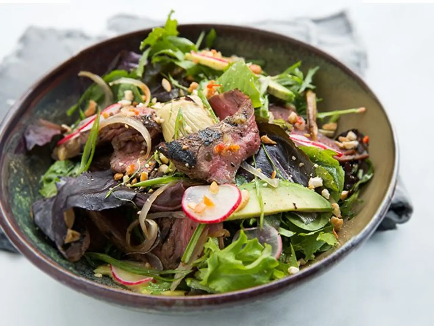 Grilled Steak And Chargrilled Artichoke Salad