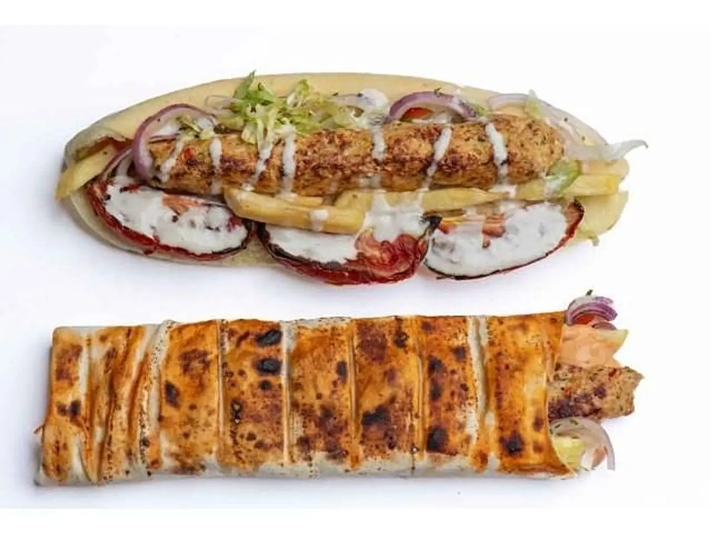Chicken Kebab With Saj Bread