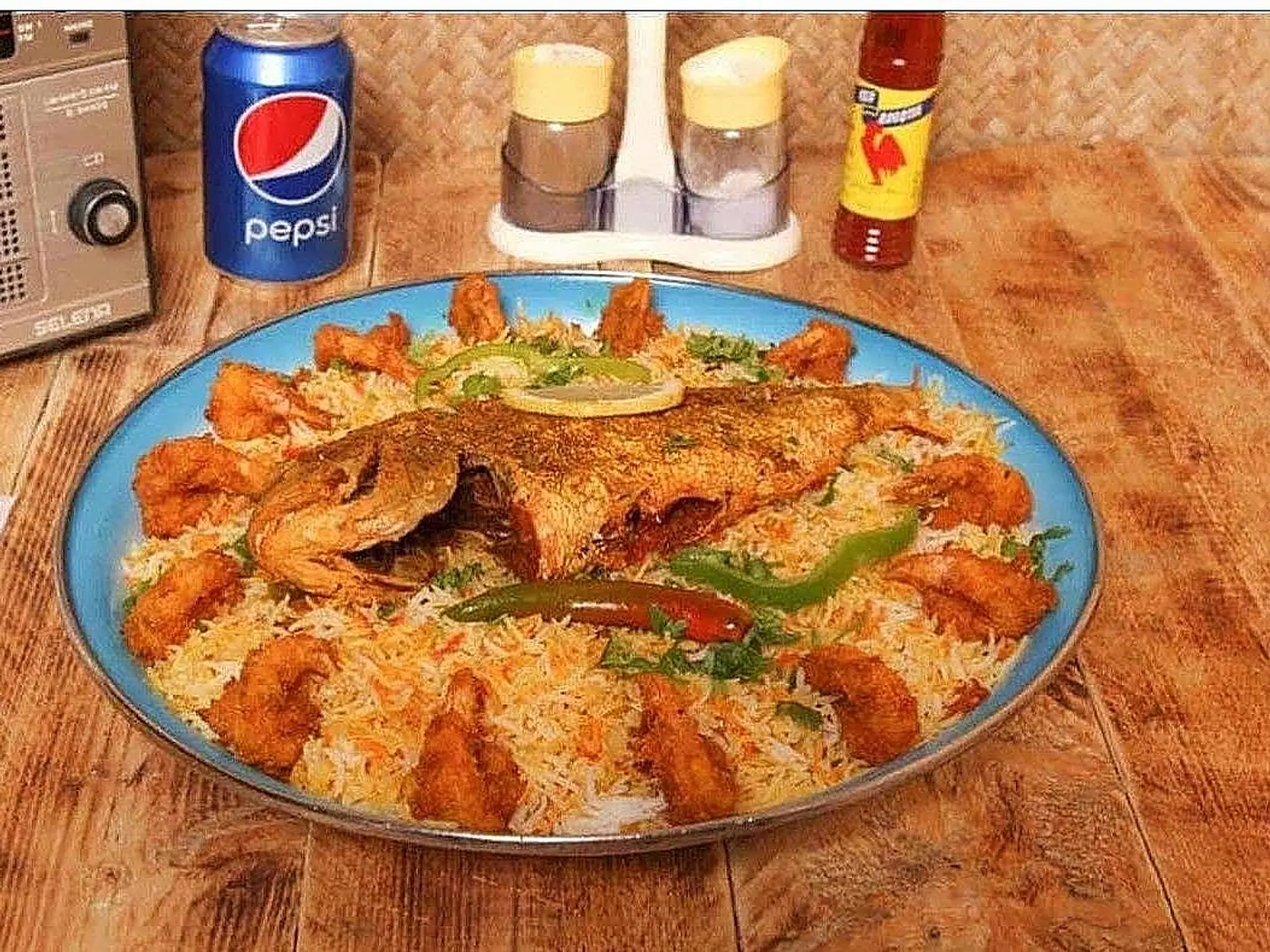 وجبة عندق و روبيان