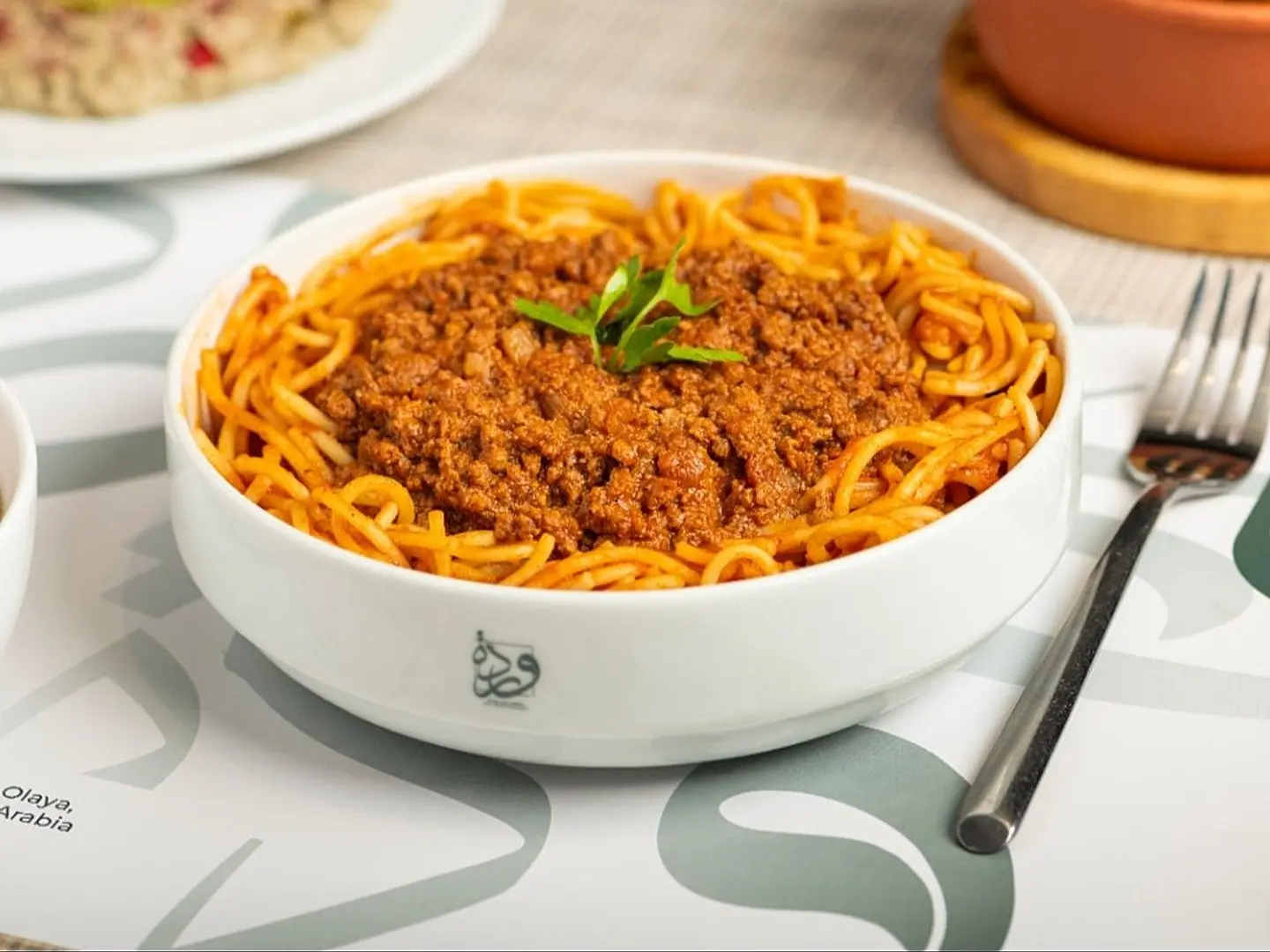 مكرونه سباغتي بولونيز