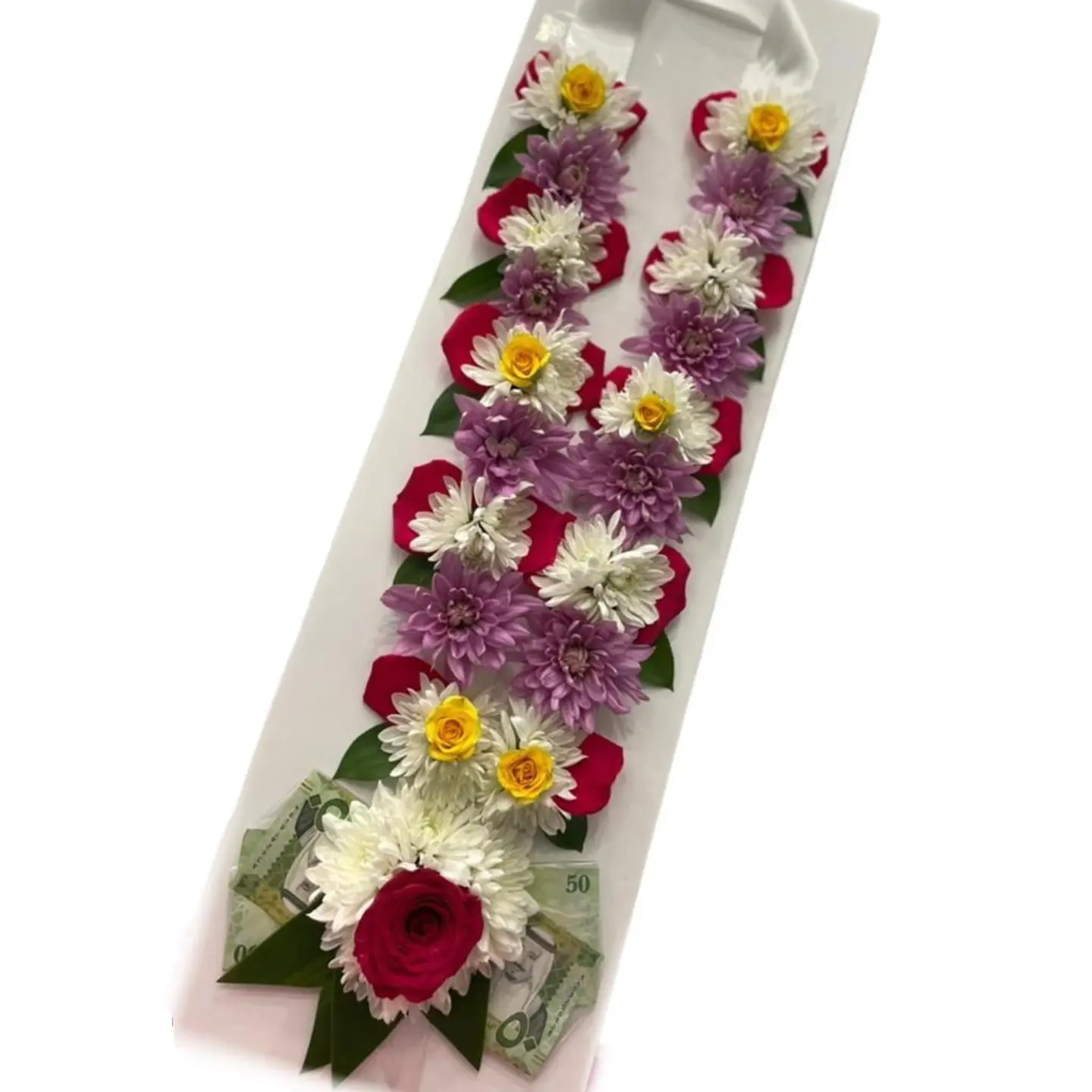 Assorted Rose Necklace
