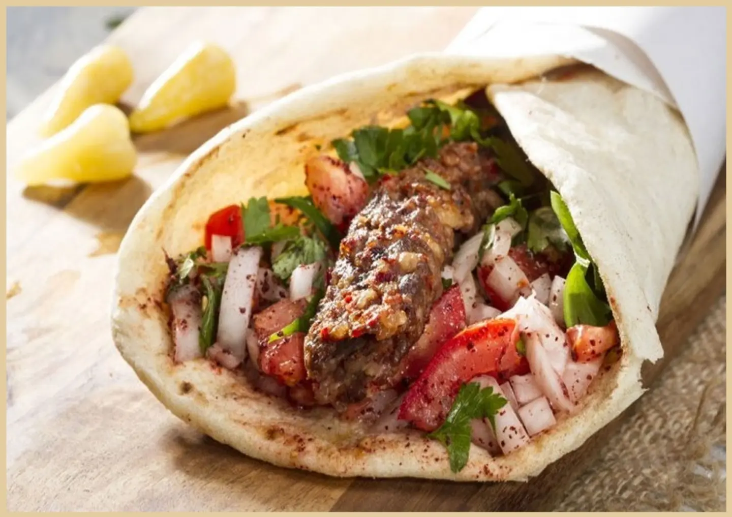 ساندوتش مبشور لحم