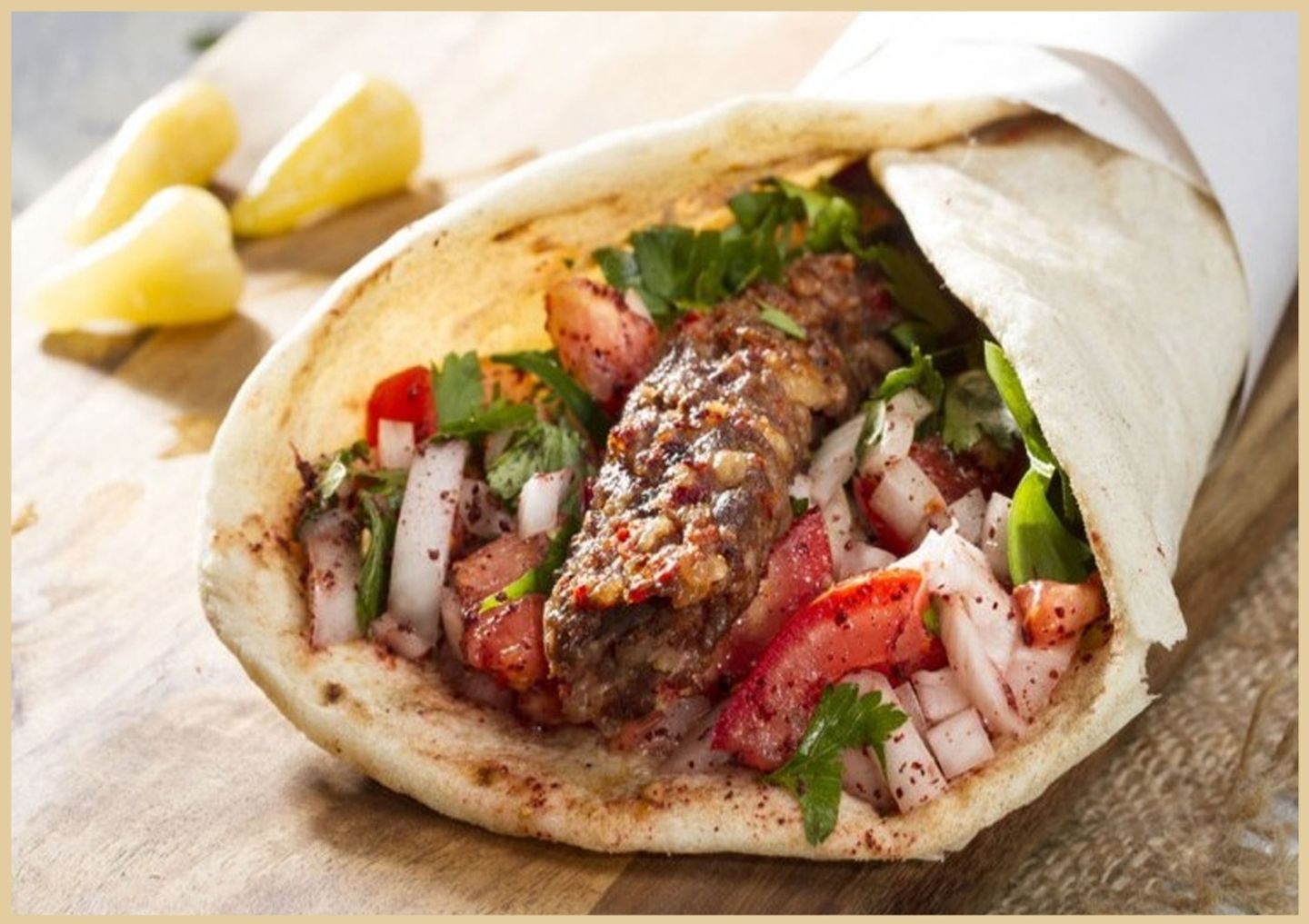 ساندوتش مبشور لحم