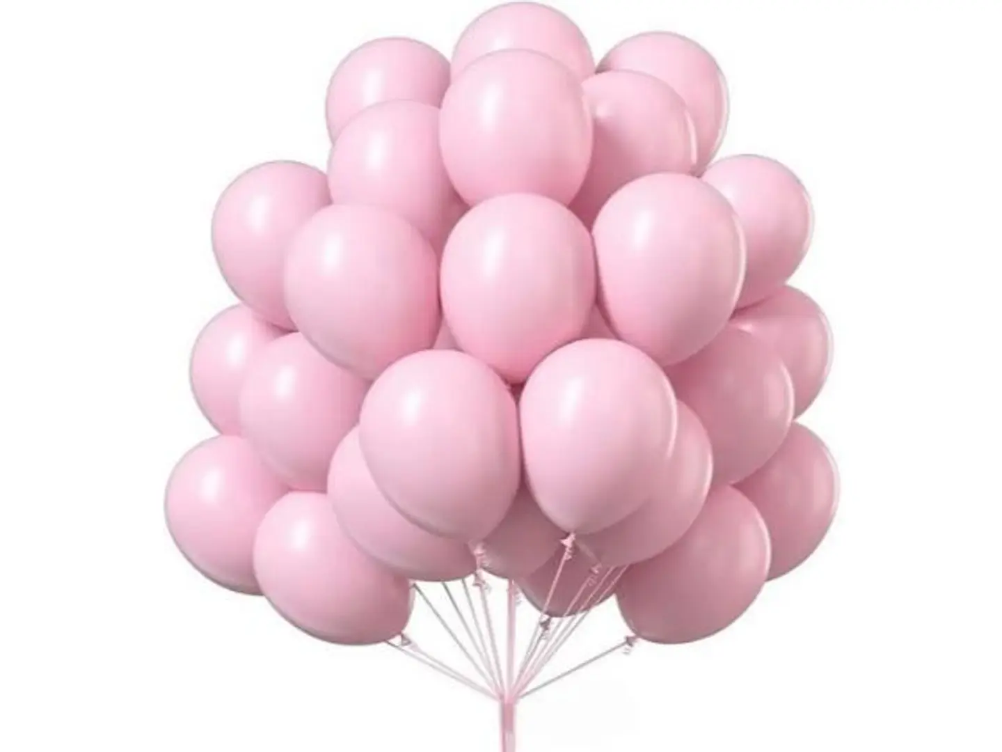 بالونات باللون الورردي الفاتح