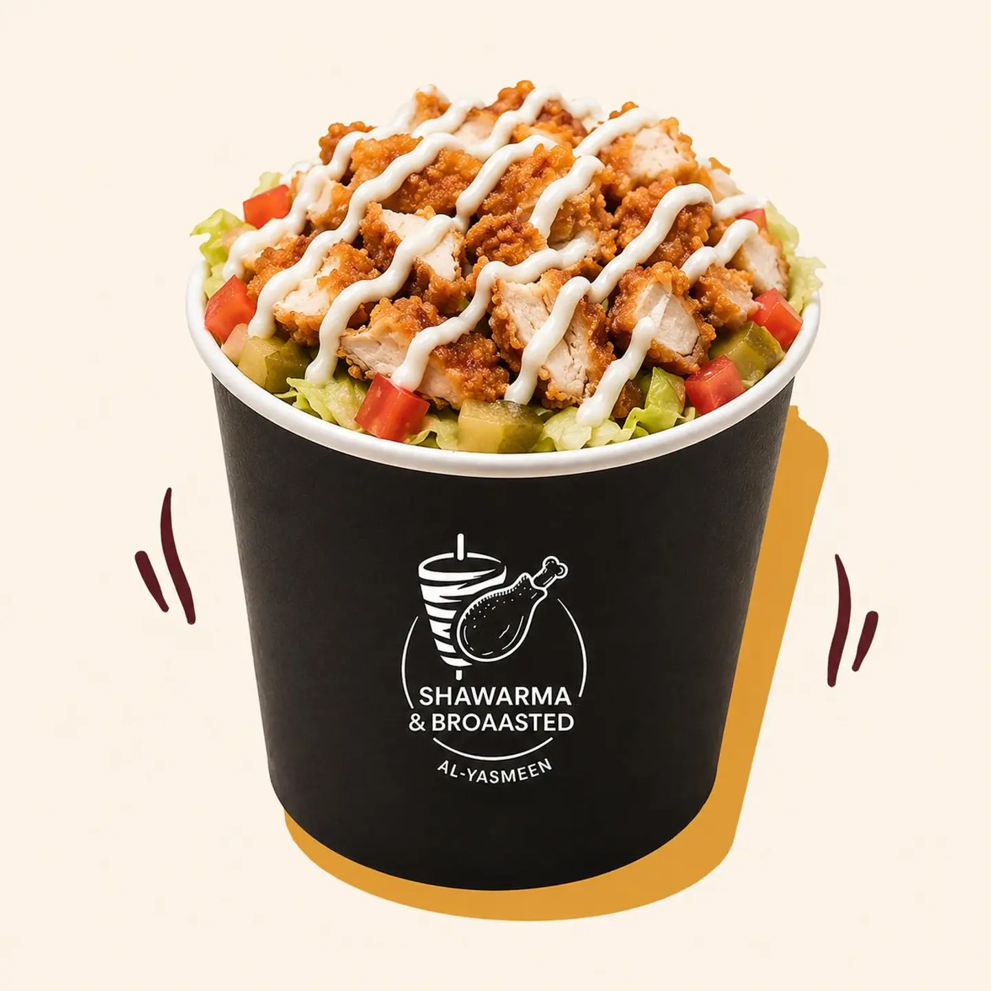 كوب شيك دجاج