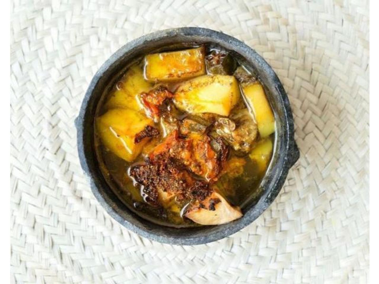 مغش دجاج بالخضار