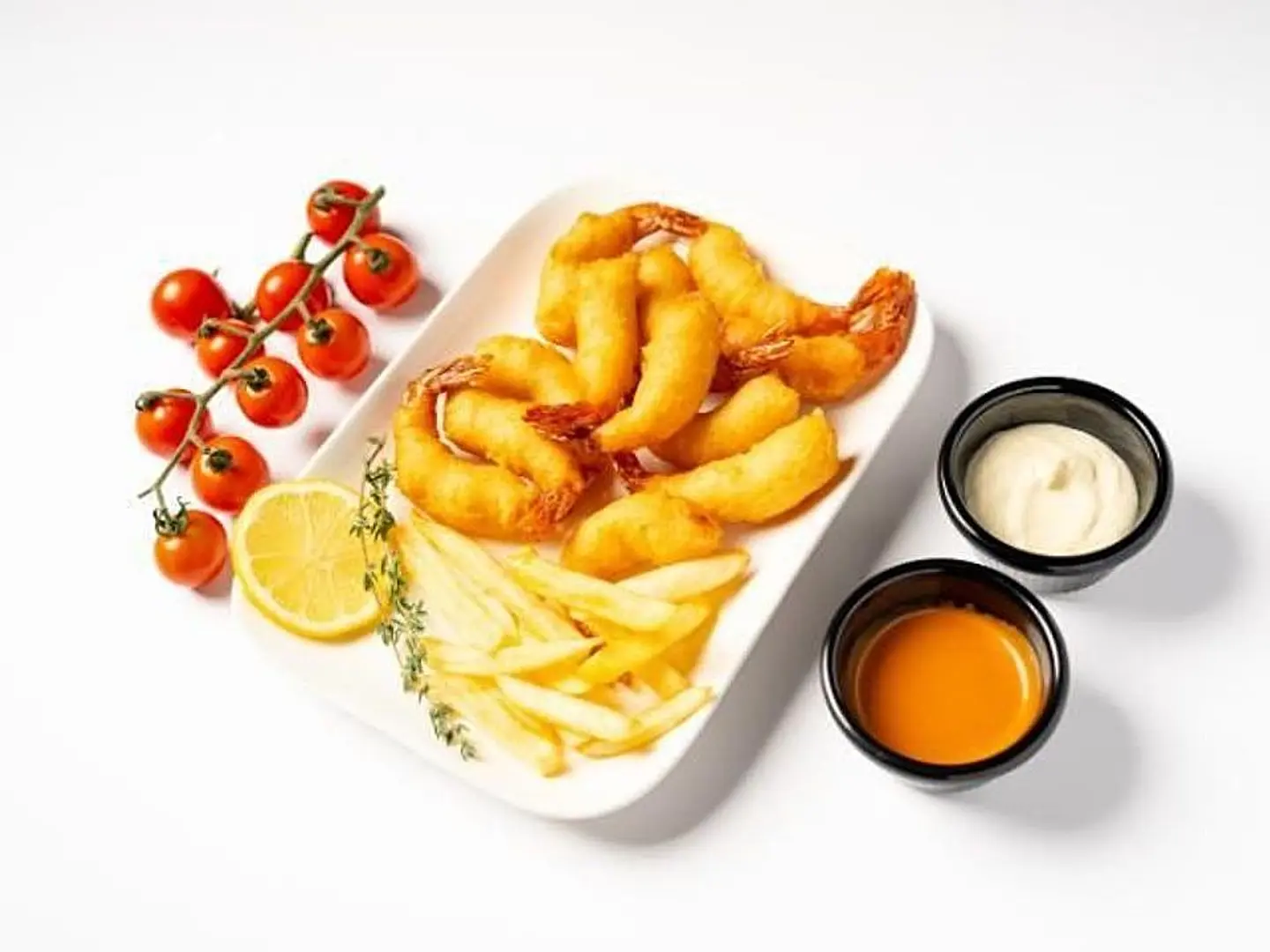 روبيان مقلي مقرمش