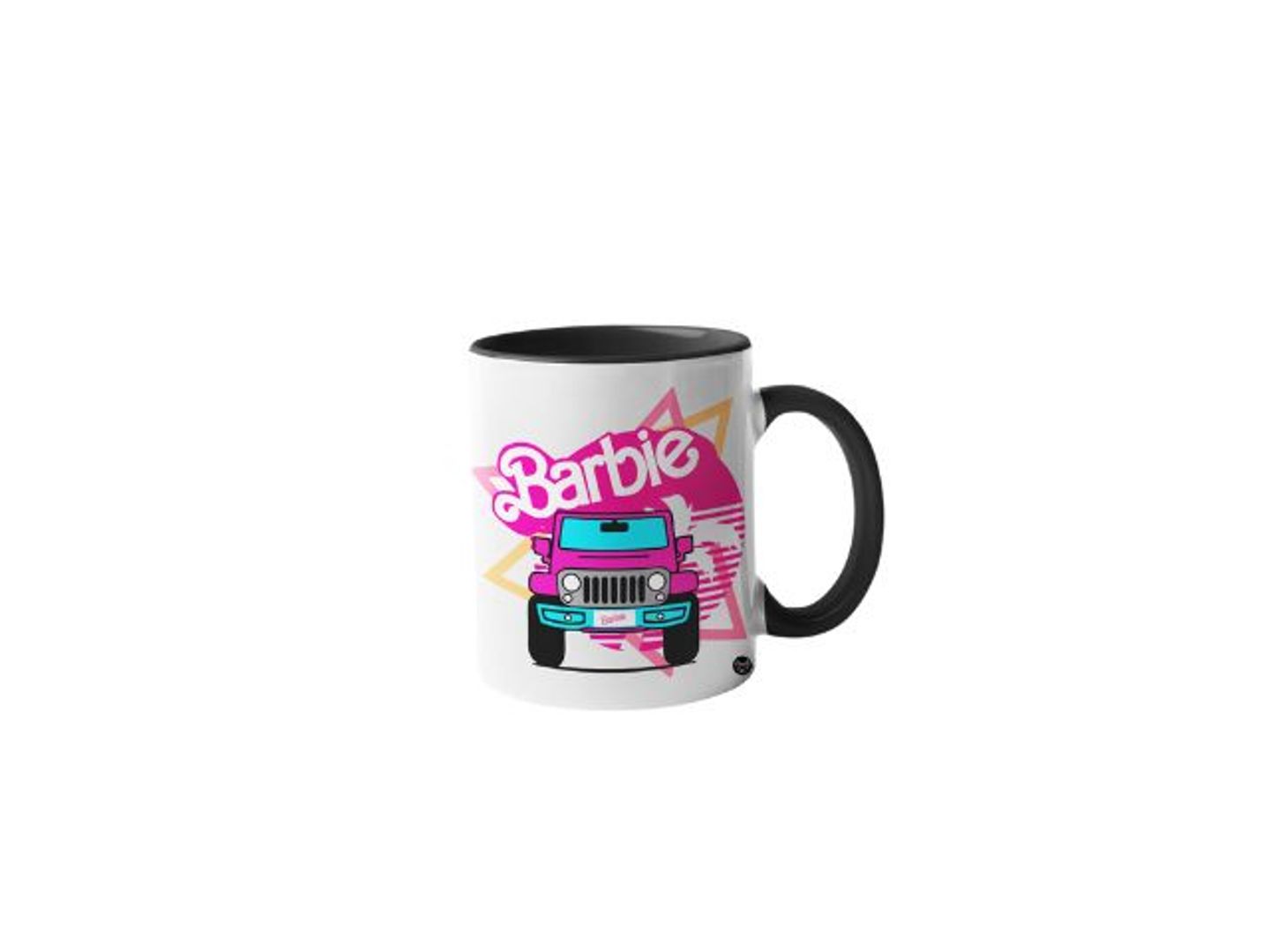 Barbie Jeep Mug Black