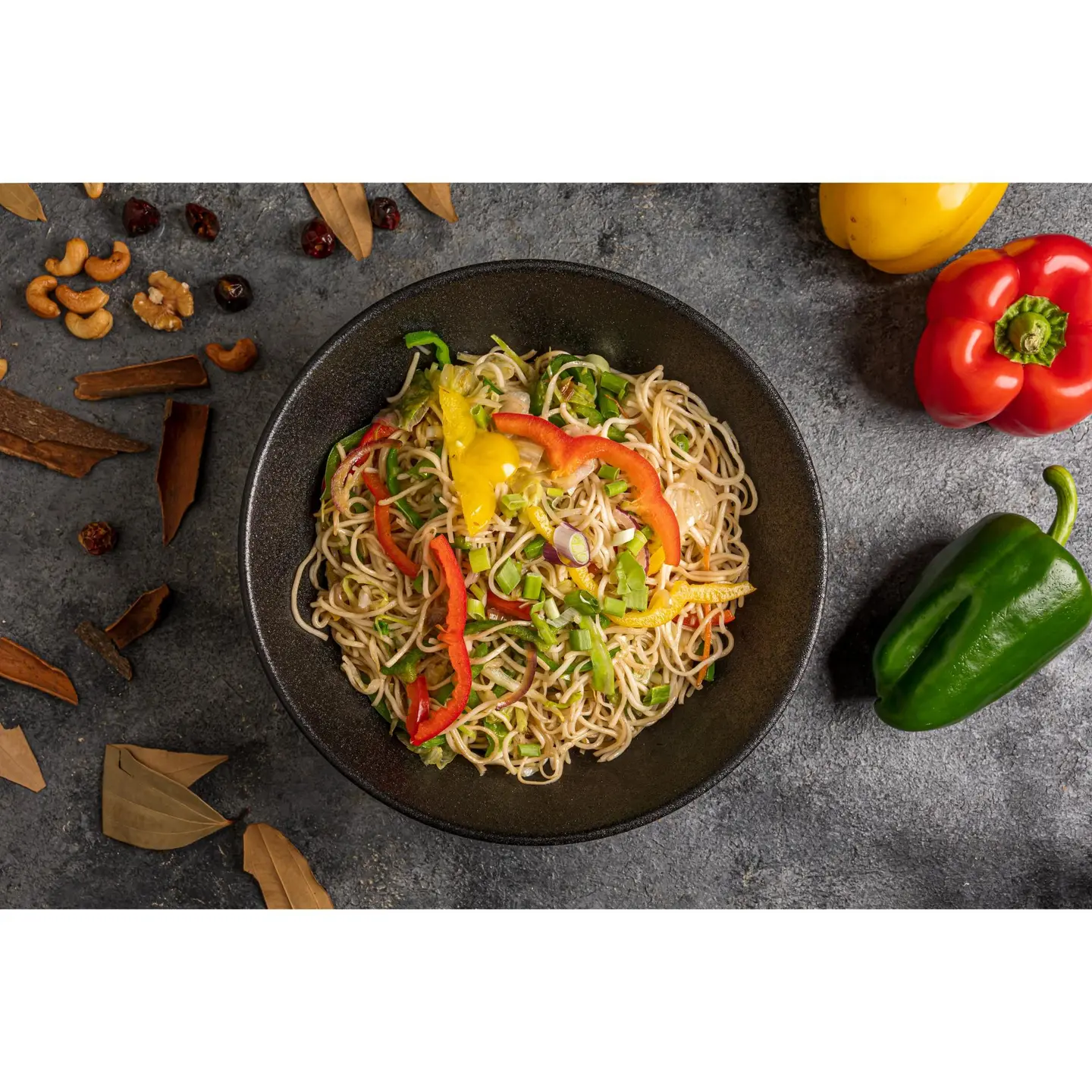 Vegetable Hakka Noodles