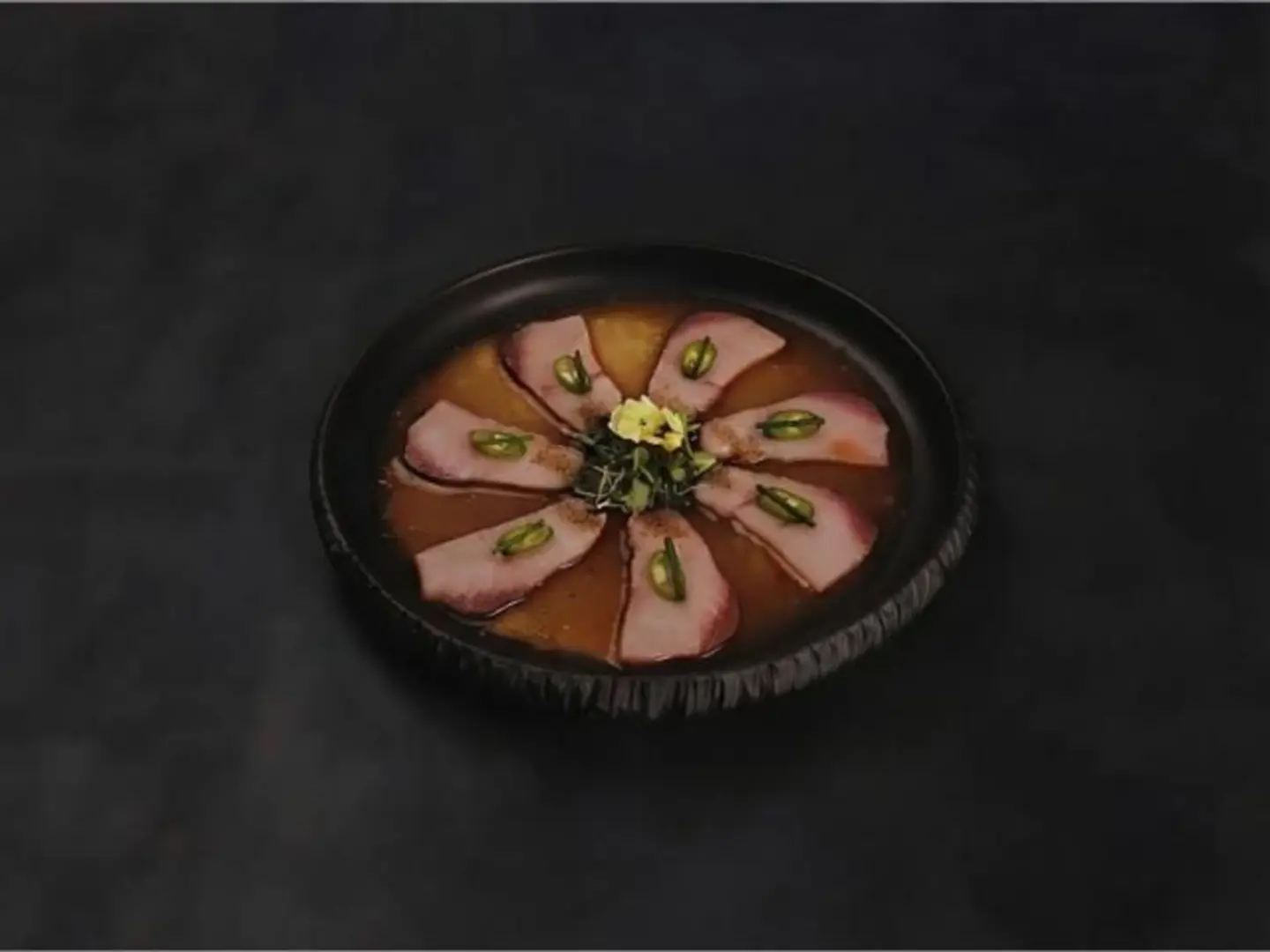 Hamachi Carpaccio Salad