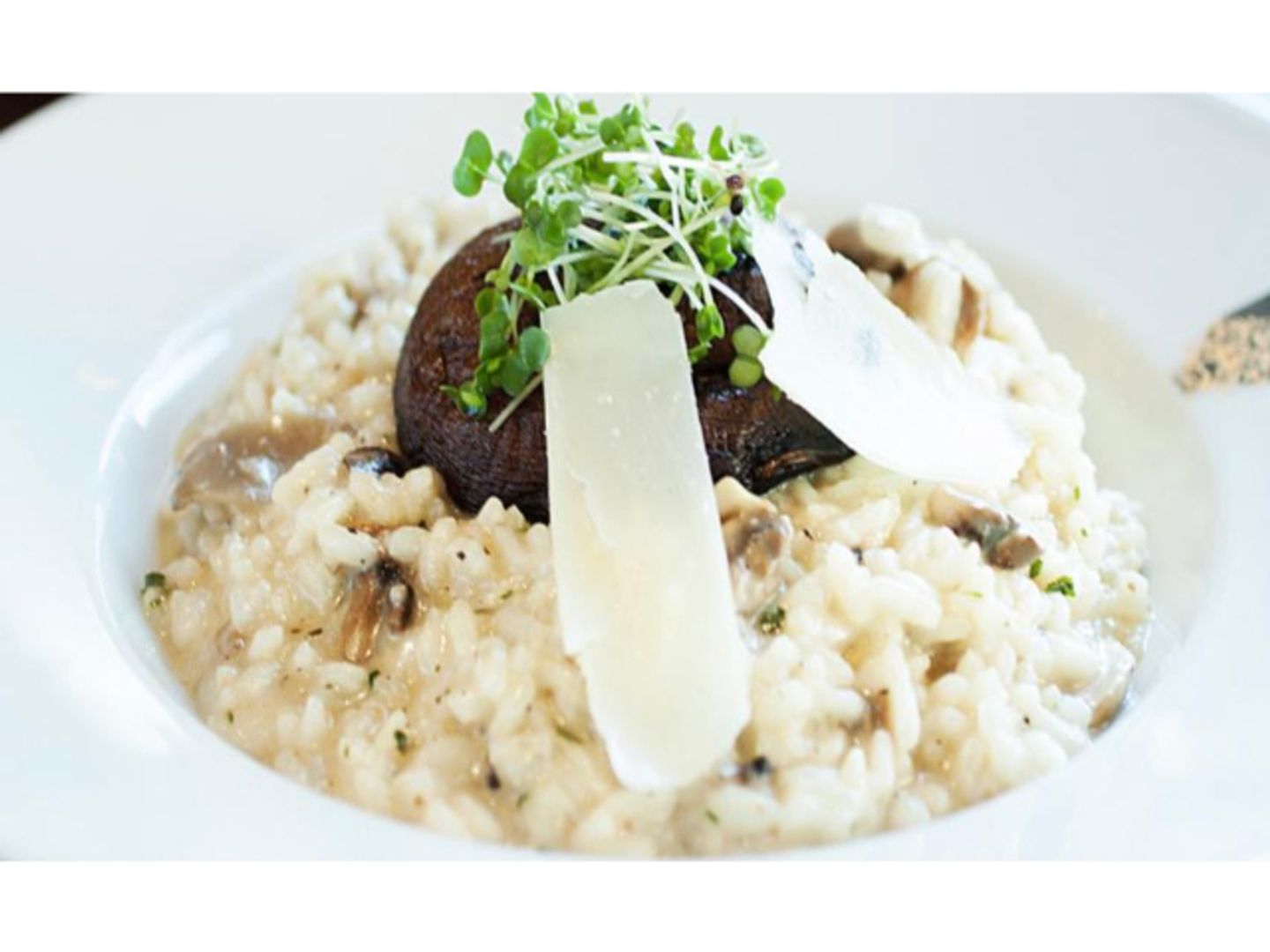 Mushroom And Parmesan Risotto