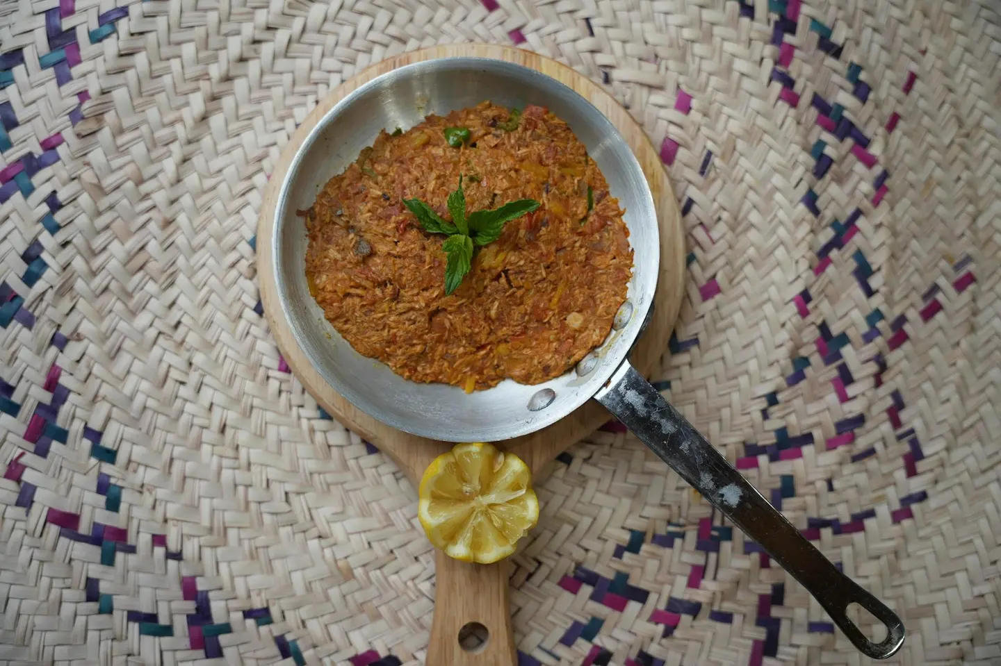 فاصوليا تونة ناشف