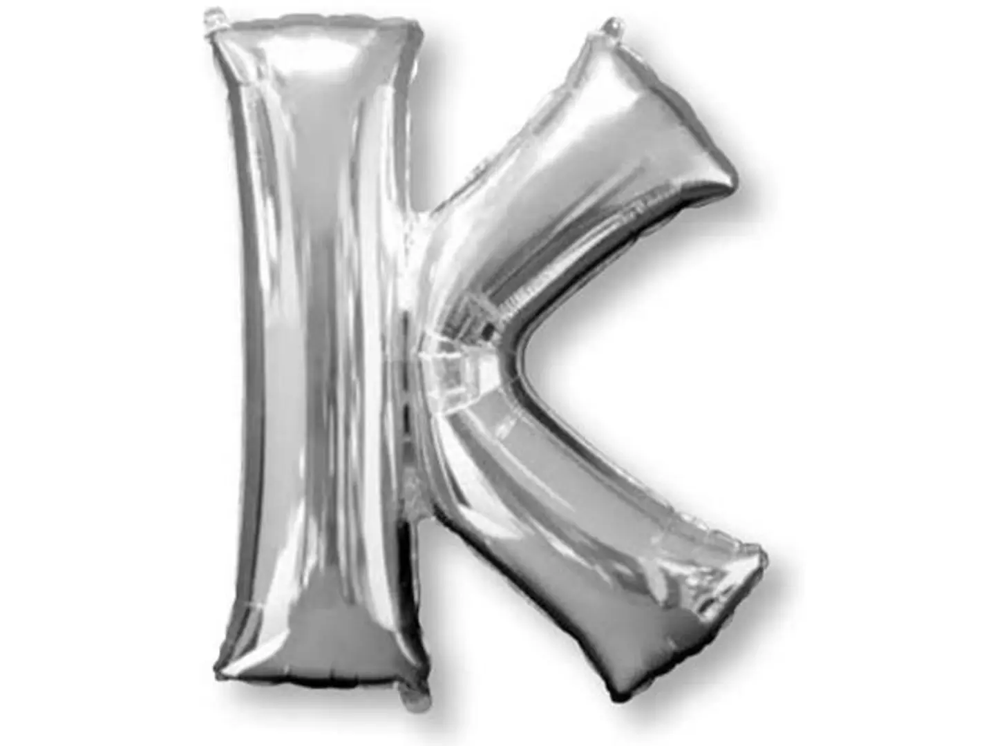 Silver K Balloon