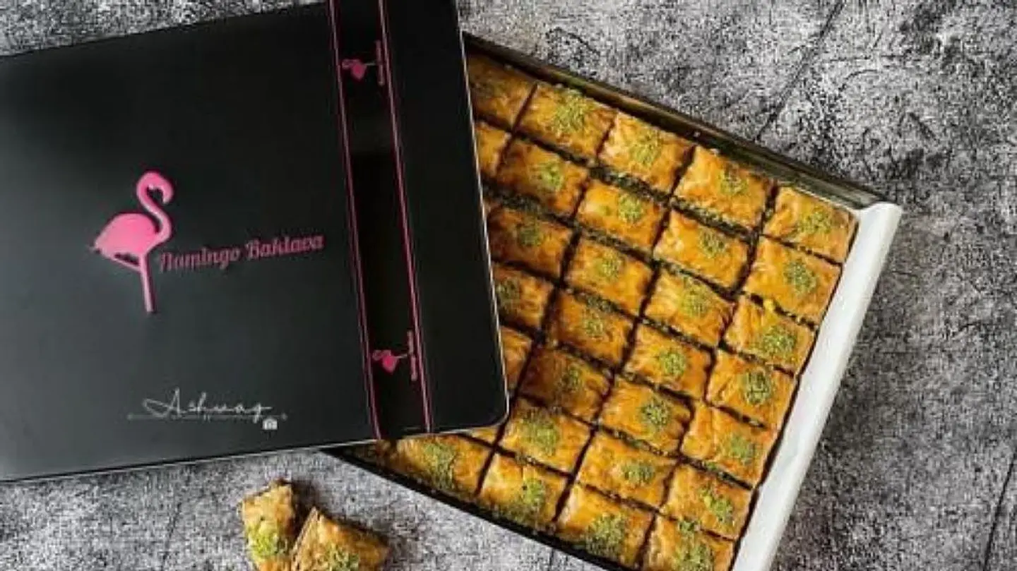 Flamingo Baklawa Cubes
