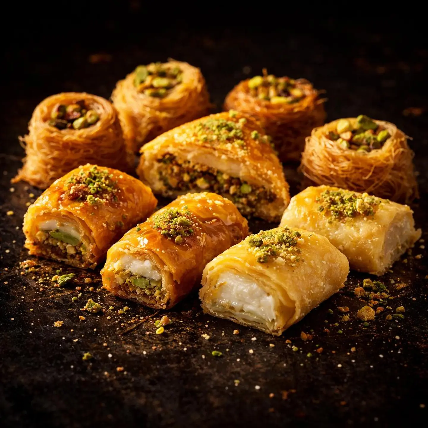 بقلاوة مشكل ربع كيلو