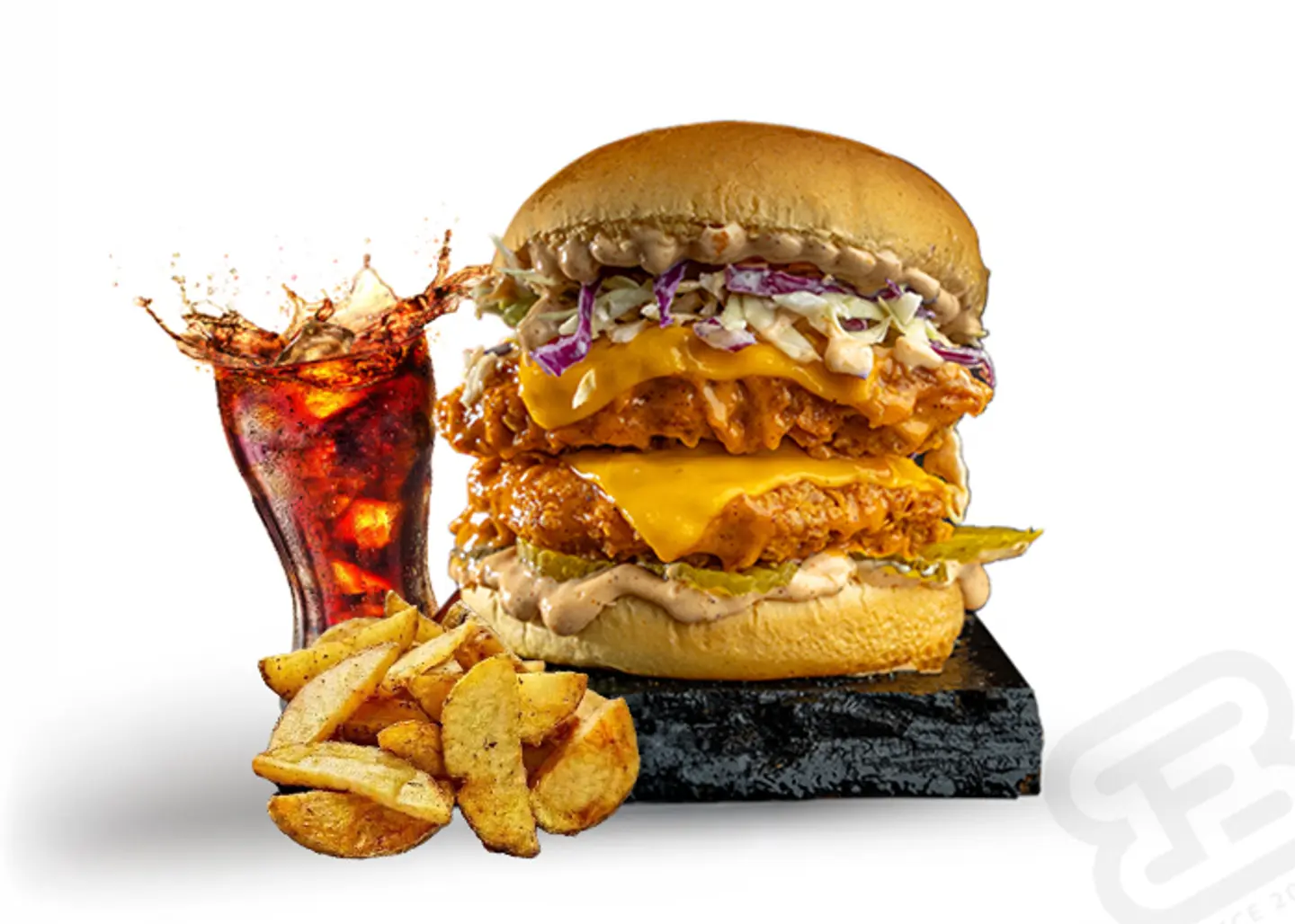 Double Chicken Crispy Combo