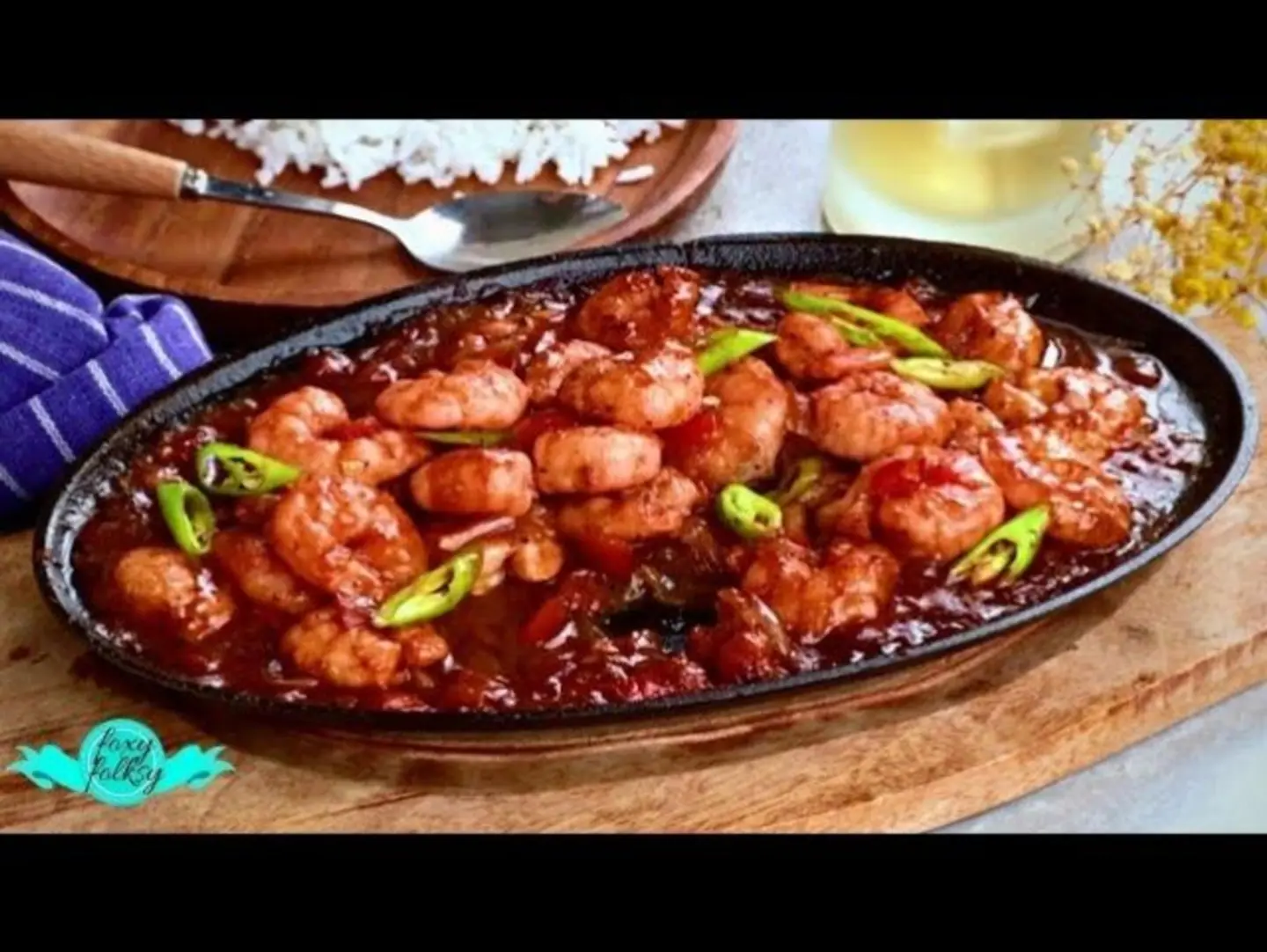 Sizzling Shrimp Gambas