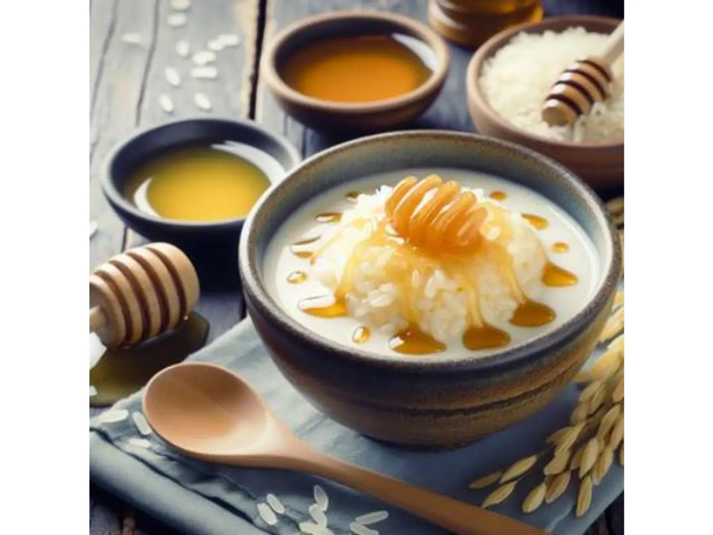 Rice Pudding With Honey & Nuts