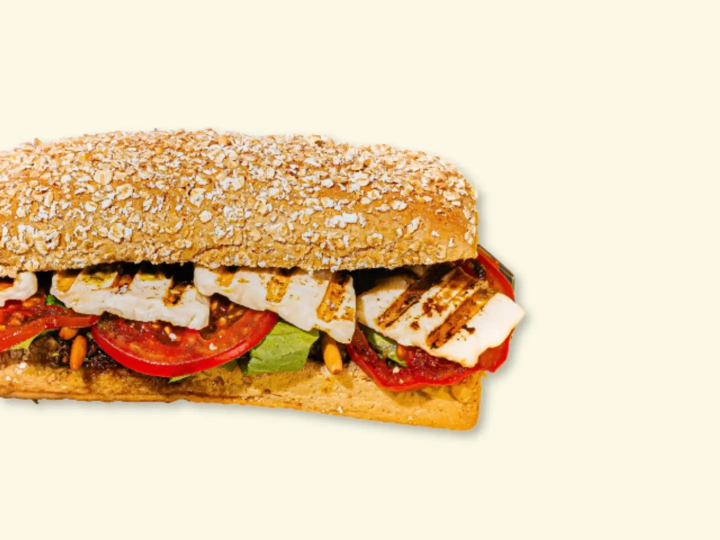 Halloumi And Za'atar Sandwich