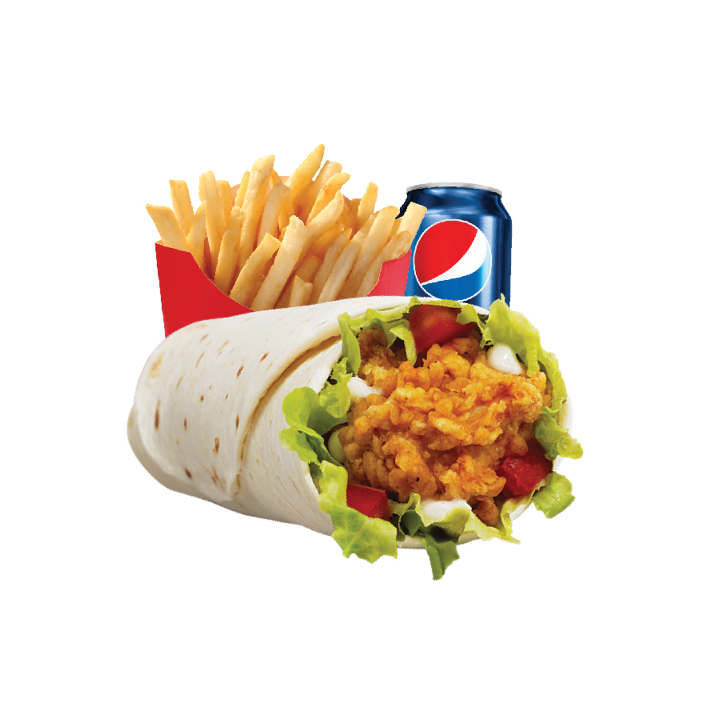 وجبة سوبر كرسبي راب شامي