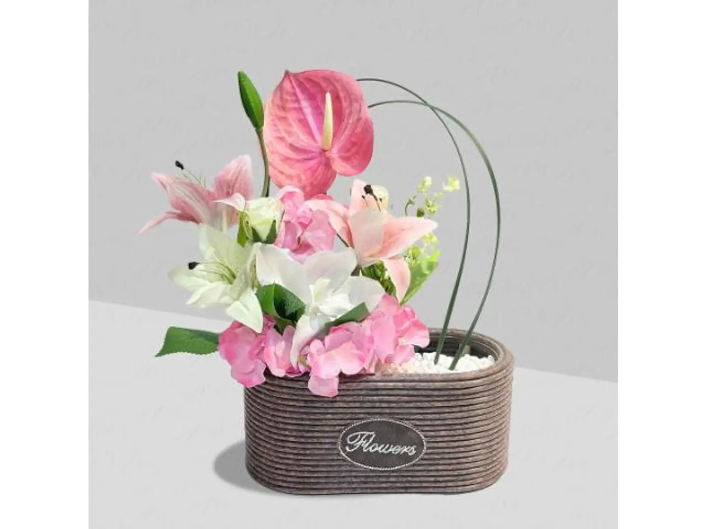 Queen Pink Flower Arrangement 112