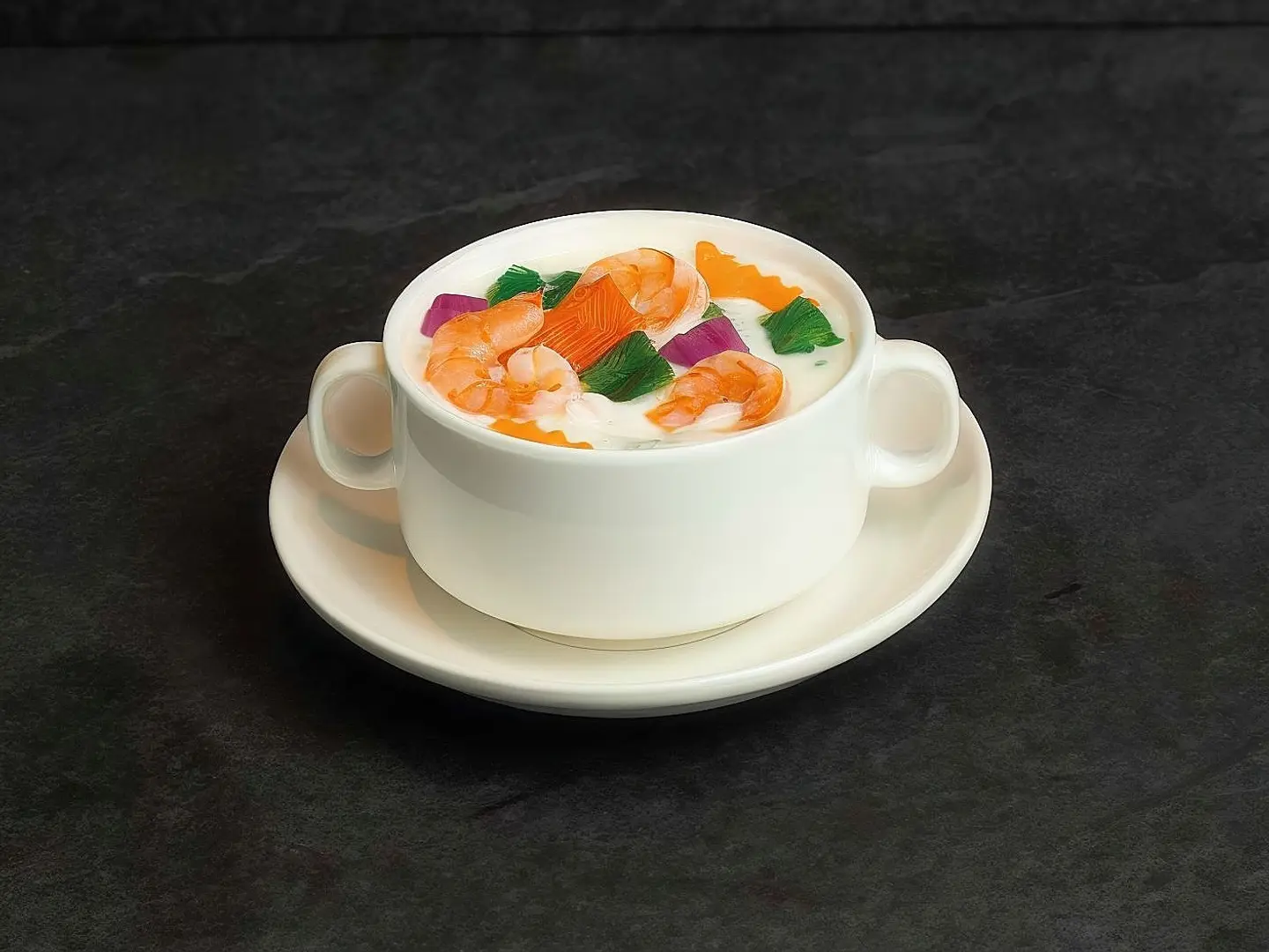 شوربة بحرية بالكريمة