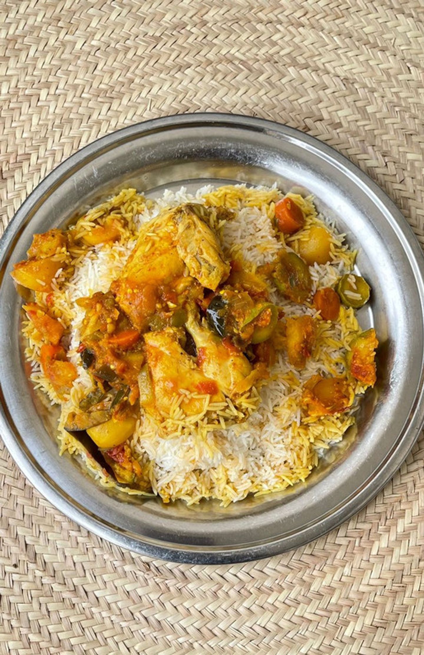 Maqluba Khamer Chicken