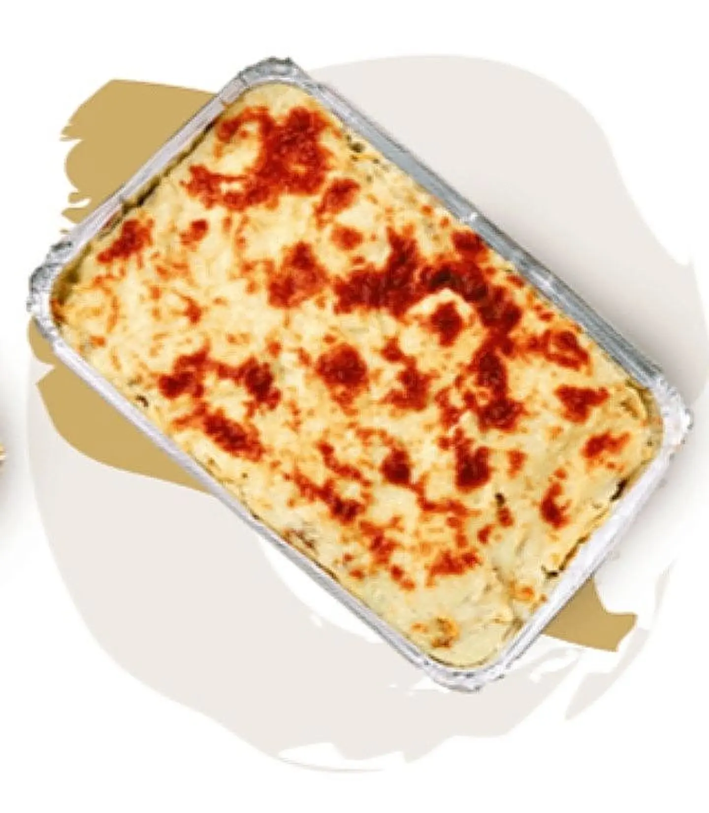 صحن قصدير ترفا وسط