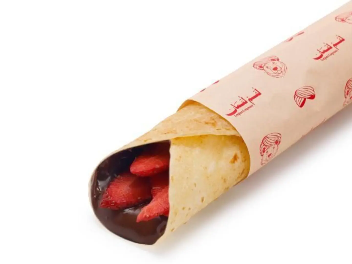 Nutella And Strawberry Chapati