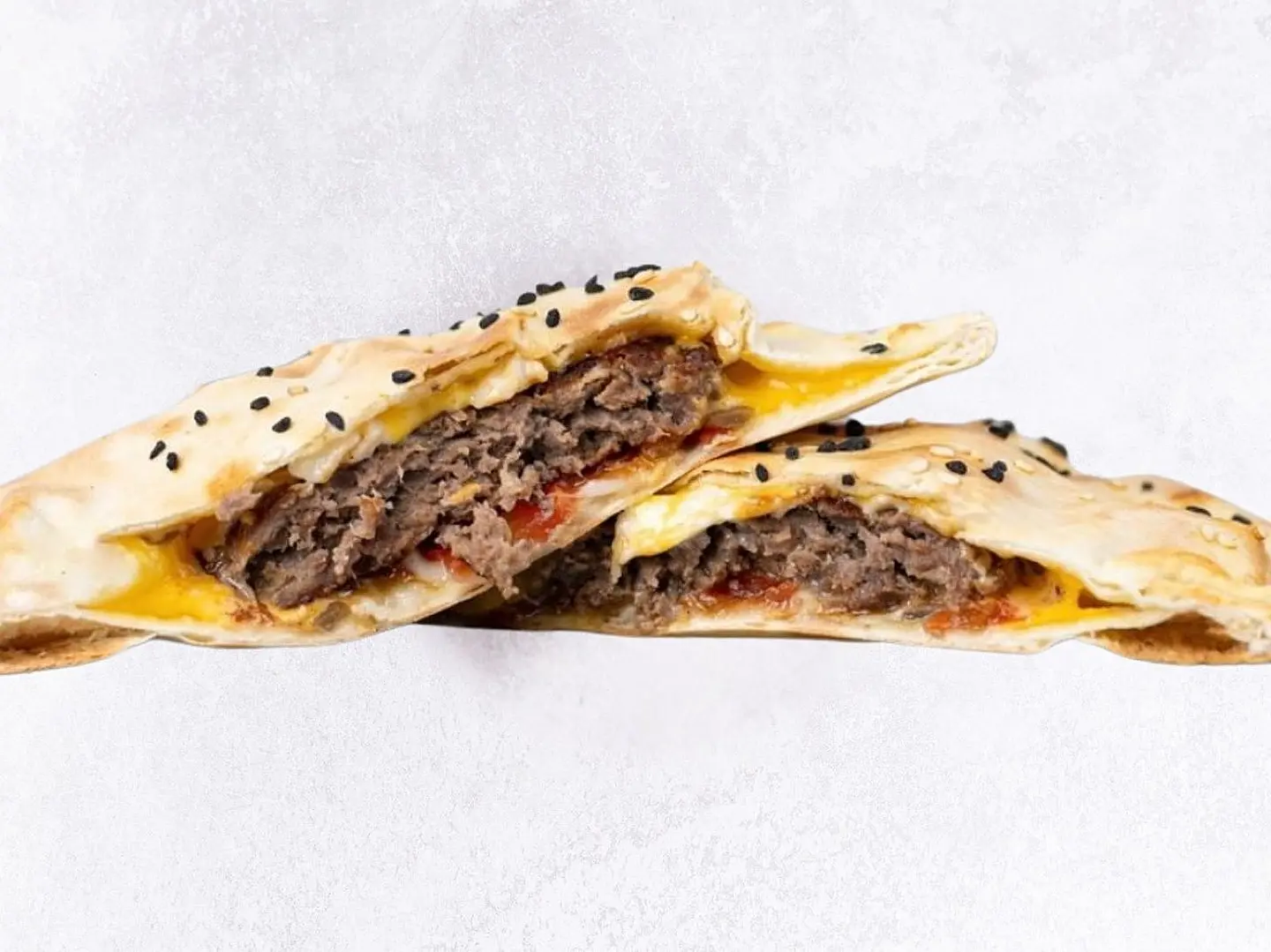 فطيرة برجر لحم